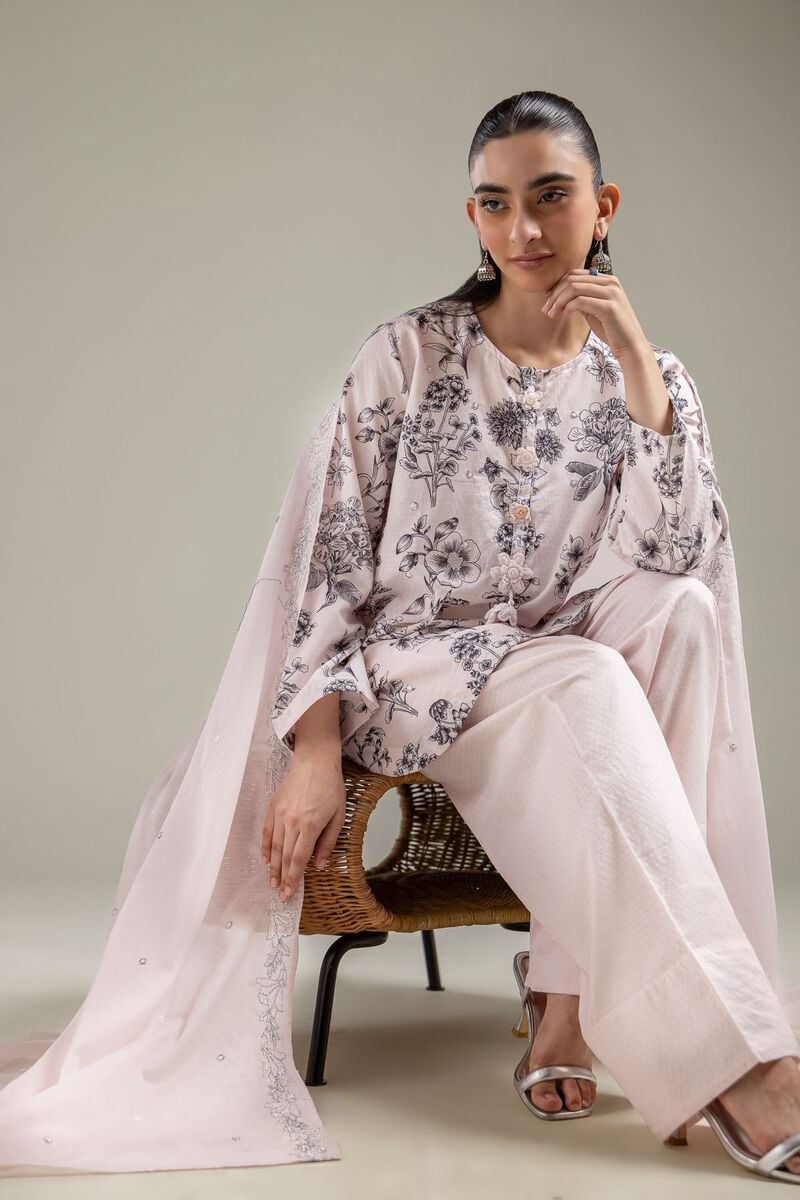 Pink Cotton Shalwar