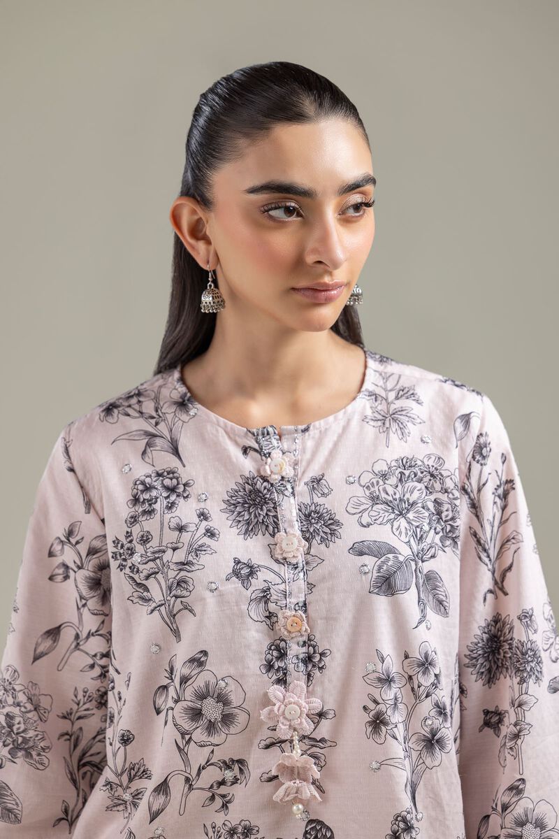 Pink Cotton Kurta