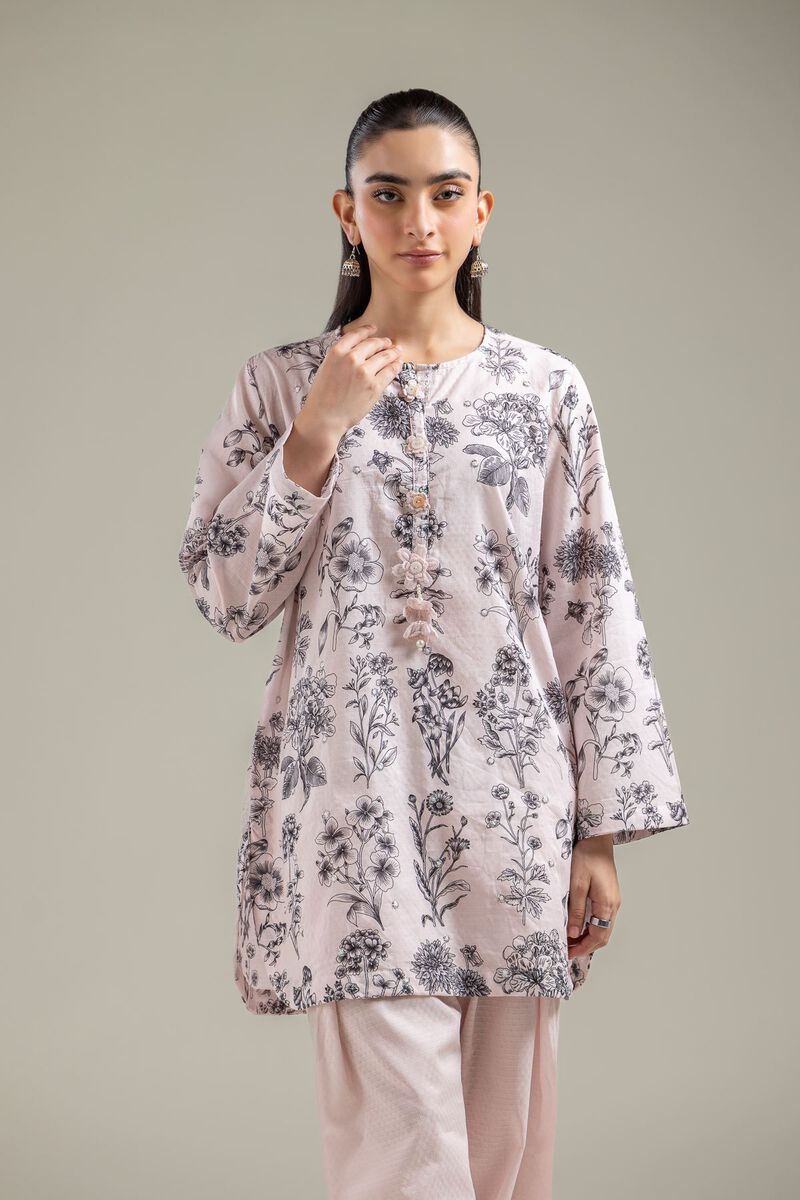 Pink Cotton Kurta