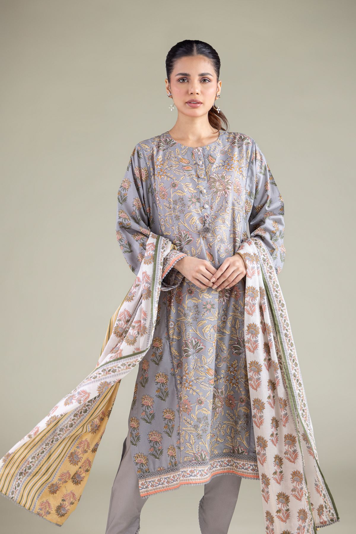 Summer Striped Dupatta