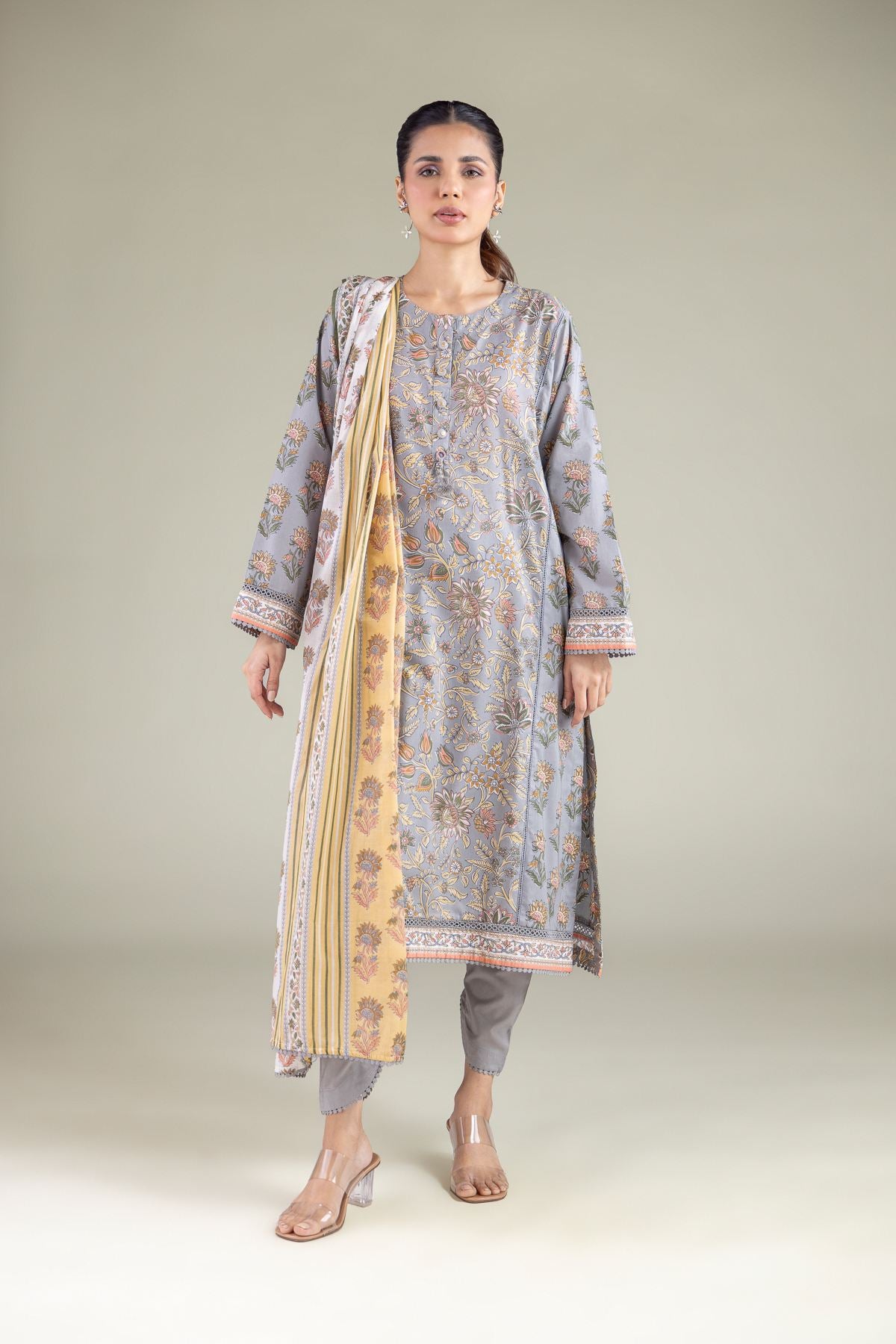 Summer Striped Dupatta