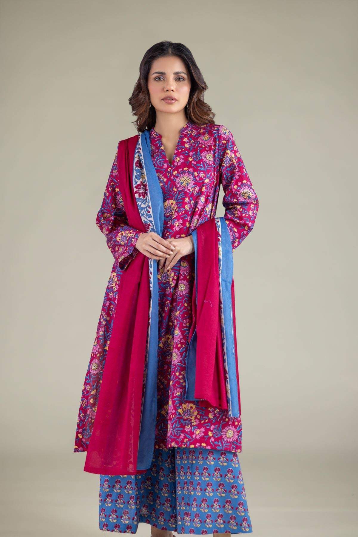 Summer Floral Dupatta