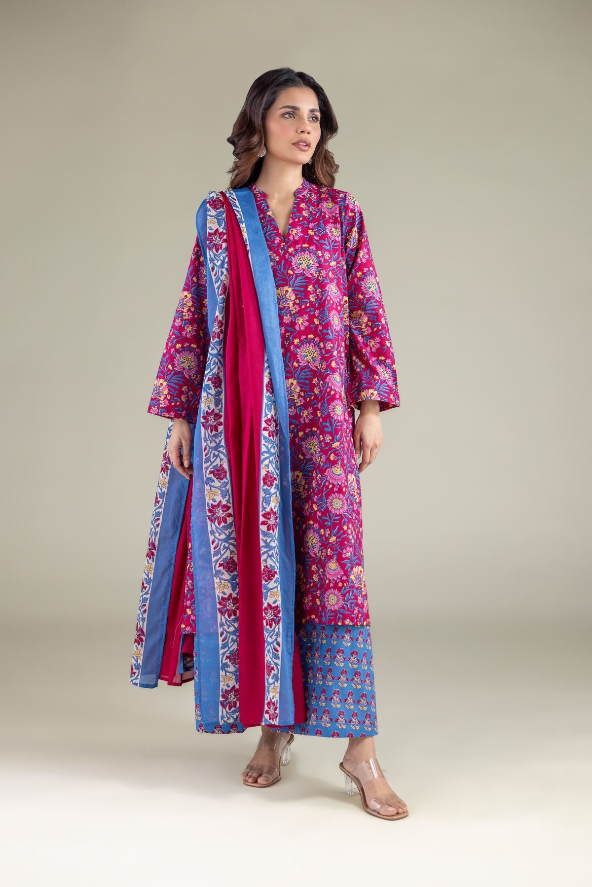 Summer Floral Dupatta
