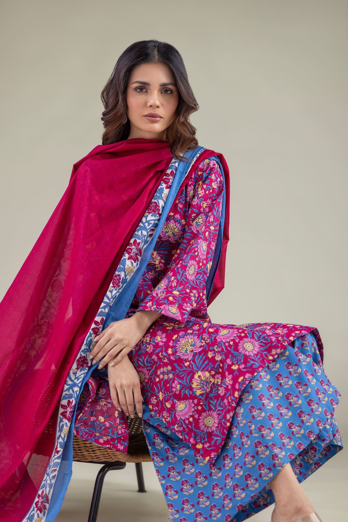 Summer Floral Dupatta