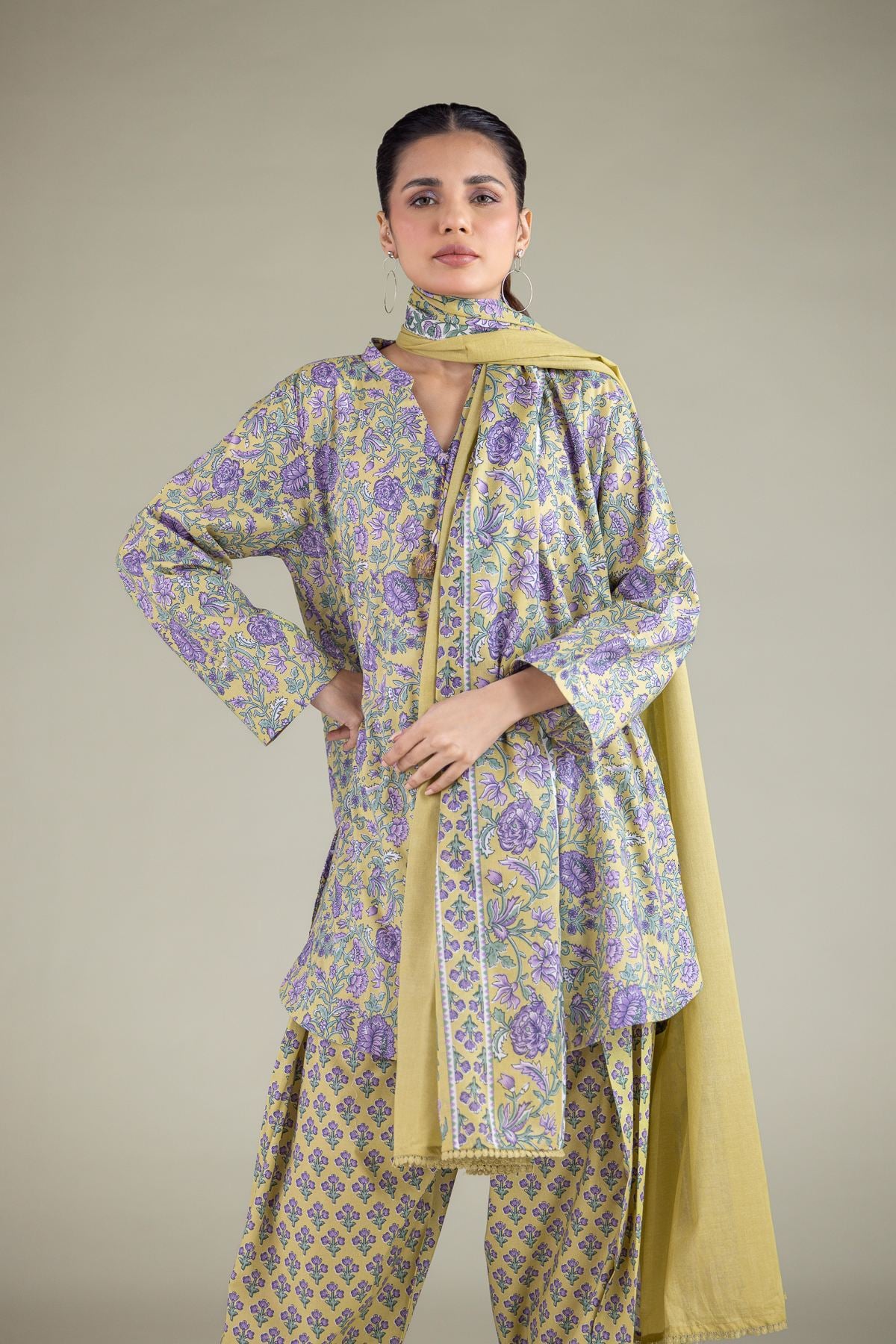 Floral Spring Dupatta