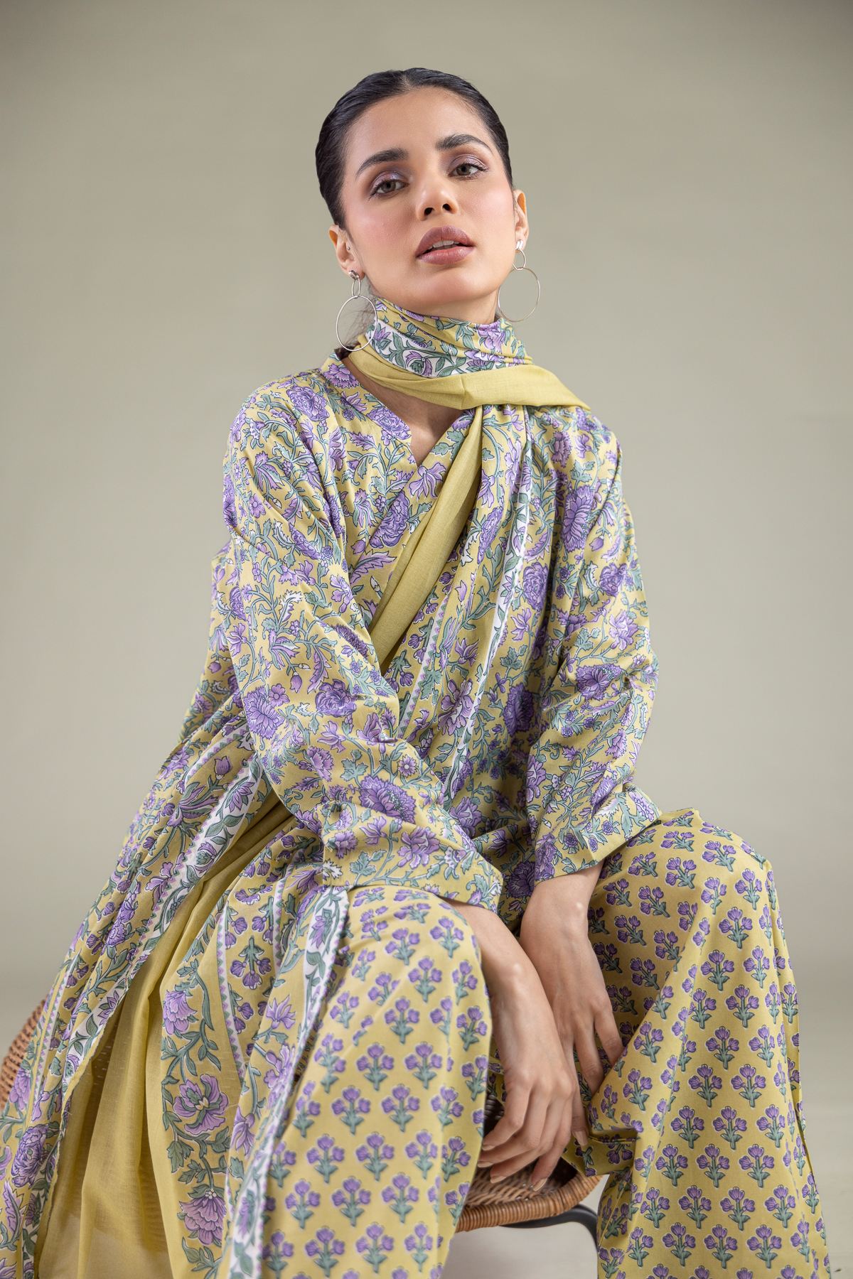 Floral Spring Dupatta