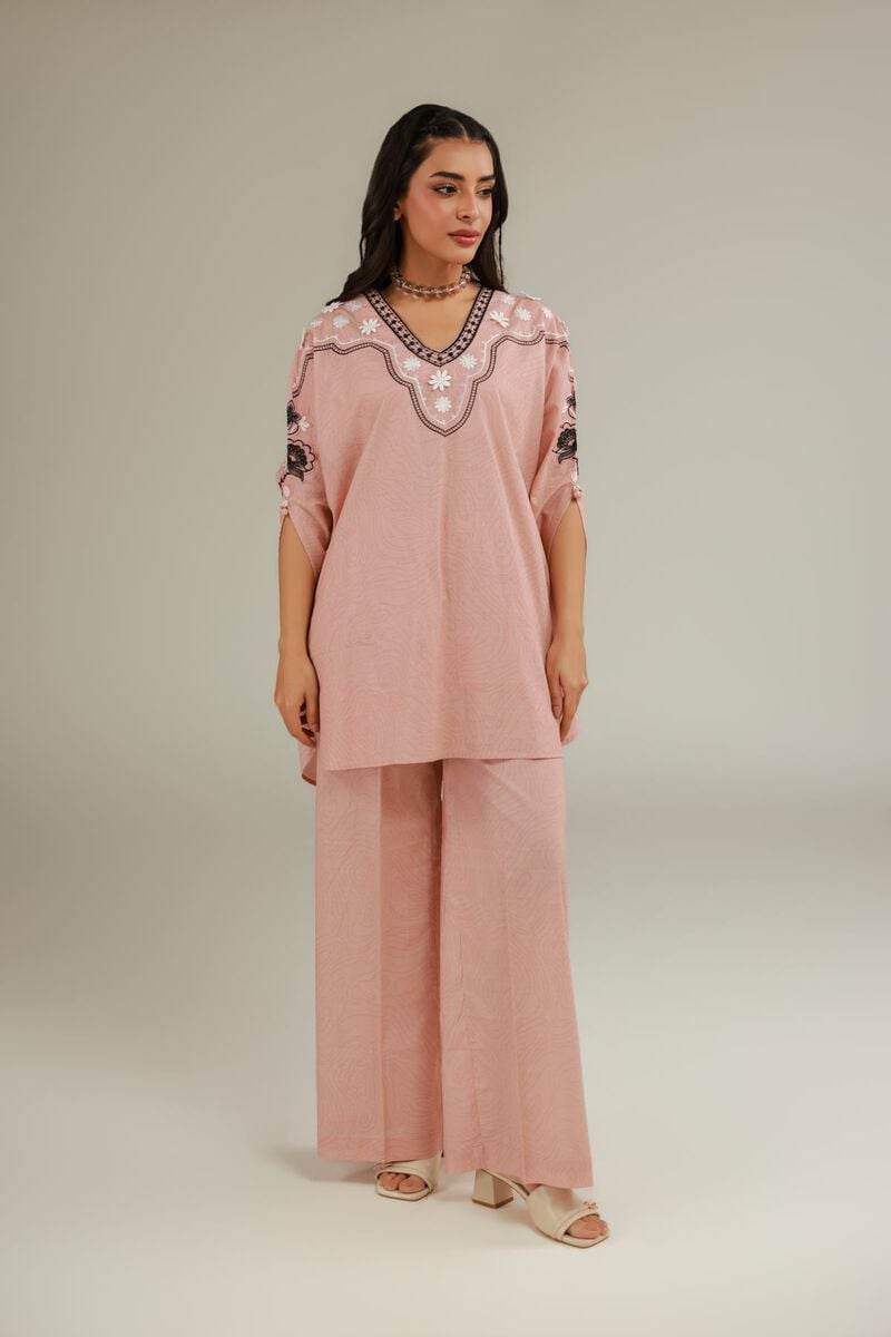 Pink Cotton Pants