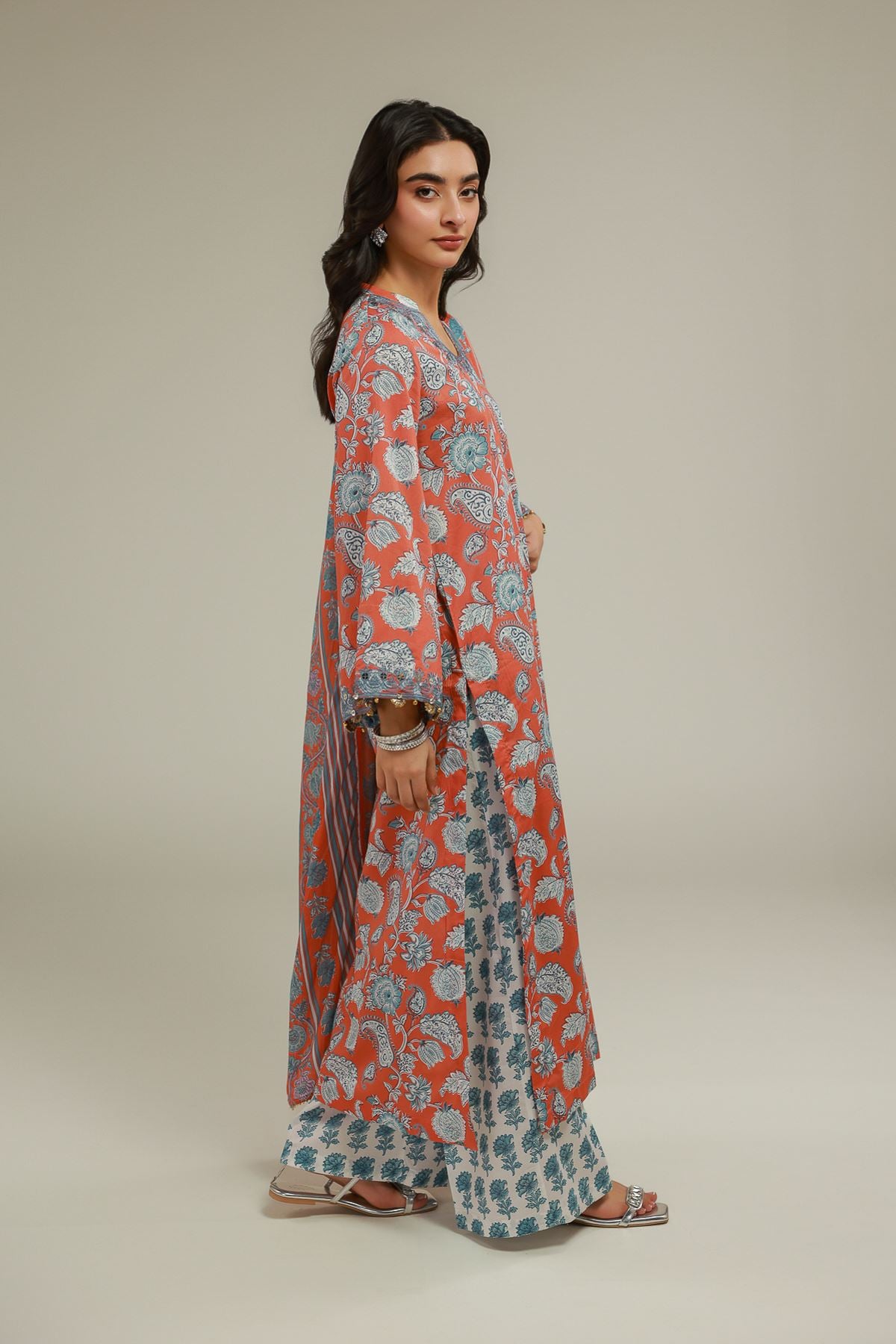 Floral Flared Pants