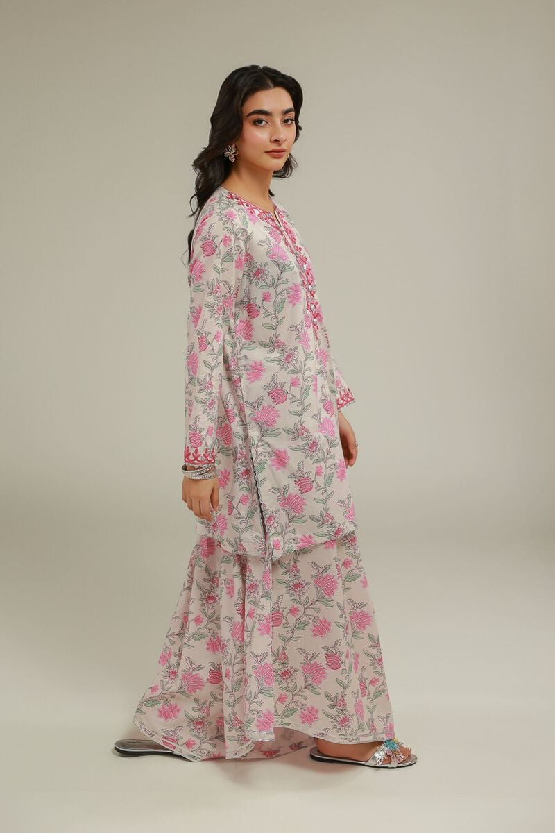 Cotton Floral Pants