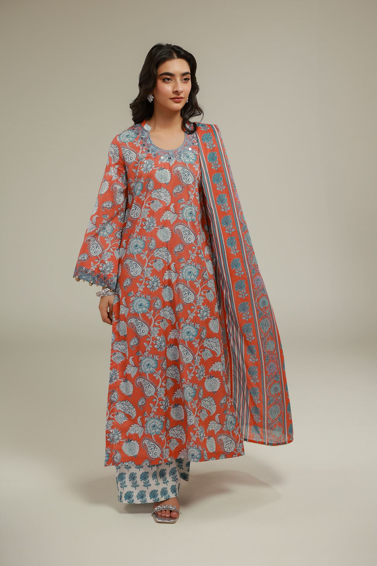 Printed Lawn Dupatta