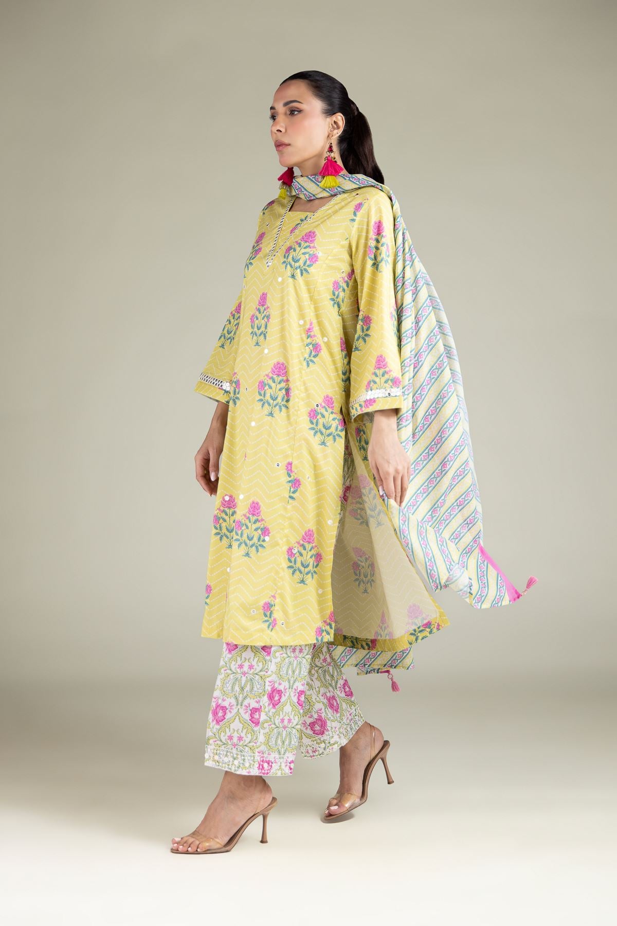 Geometric Printed Dupatta