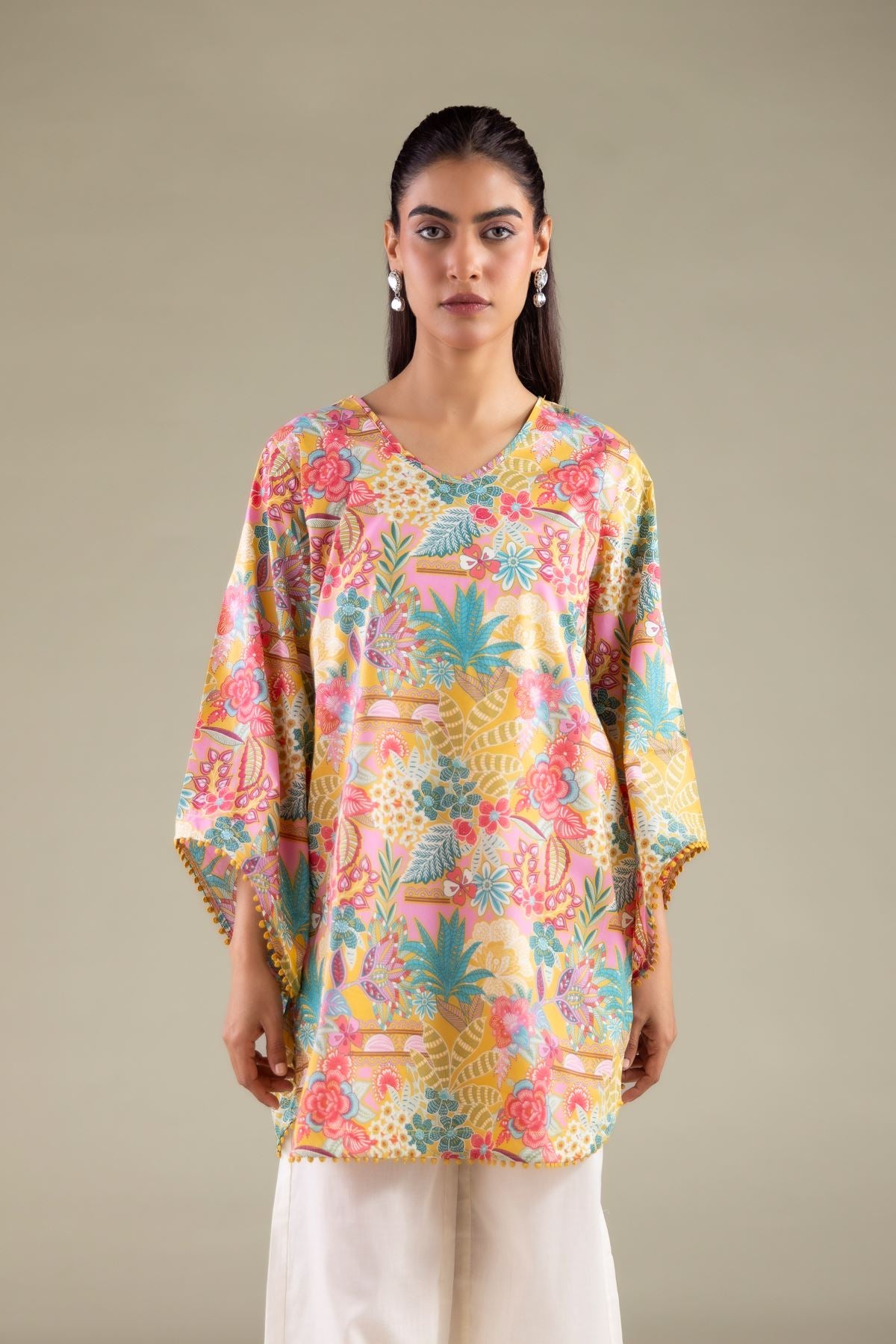 V-Neck Kurta