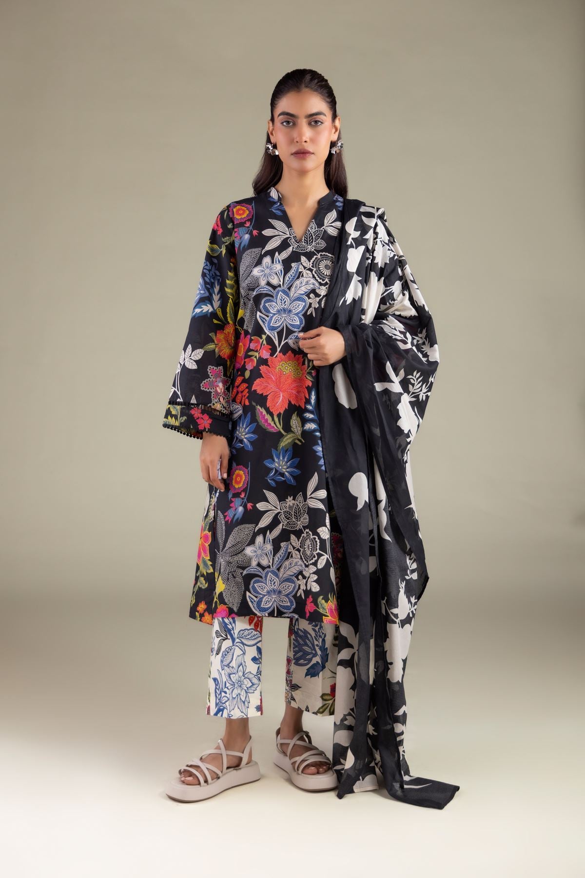 Summer Floral Pants