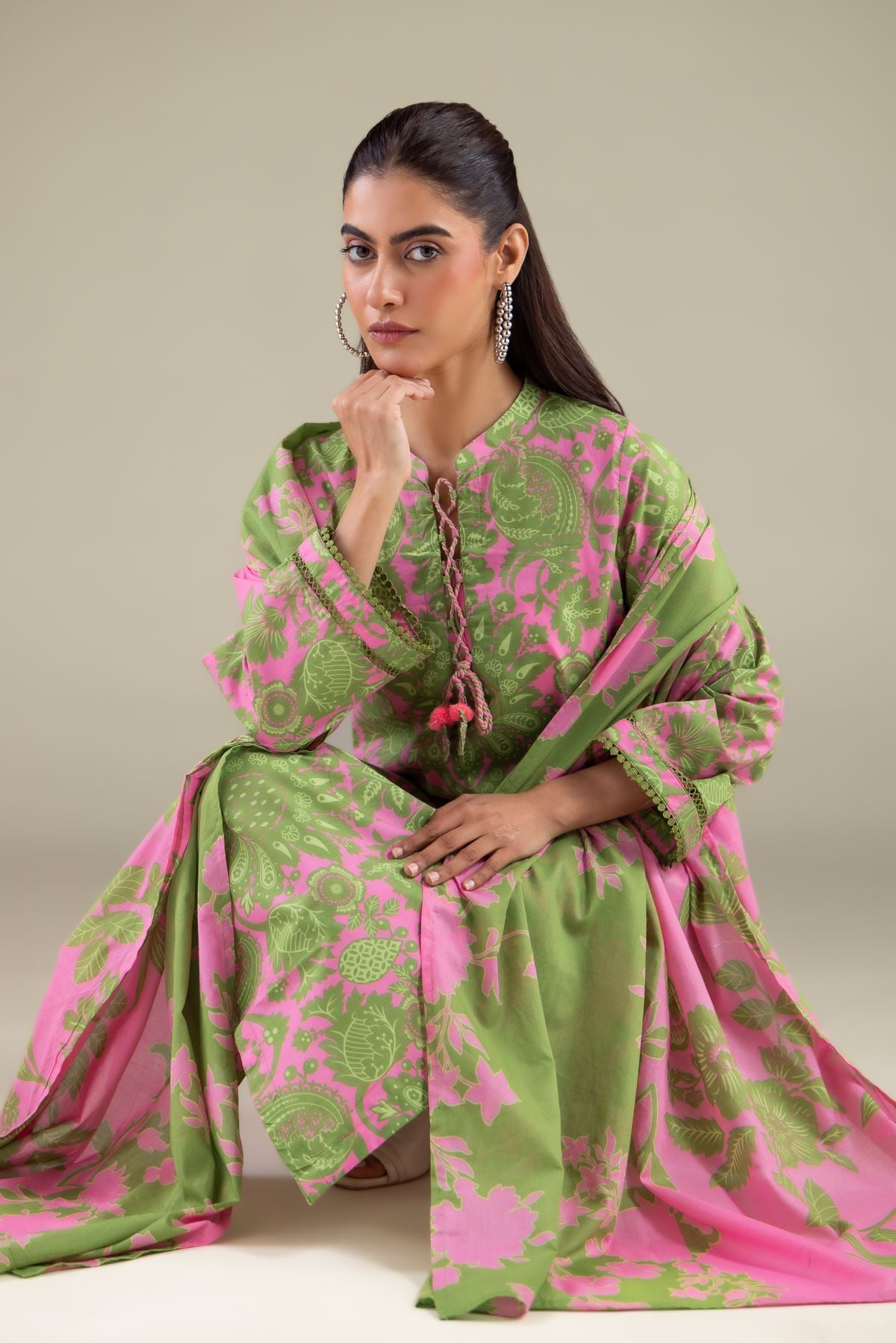 Floral Summer Dupatta