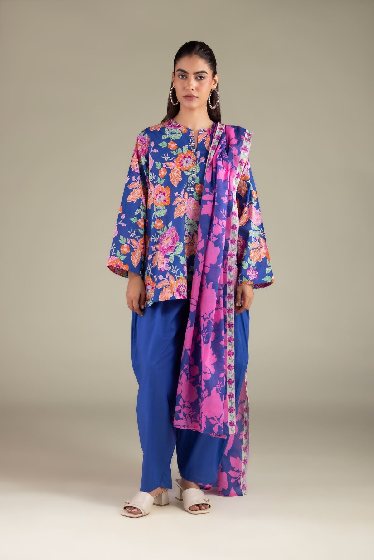 Floral Summer Dupatta