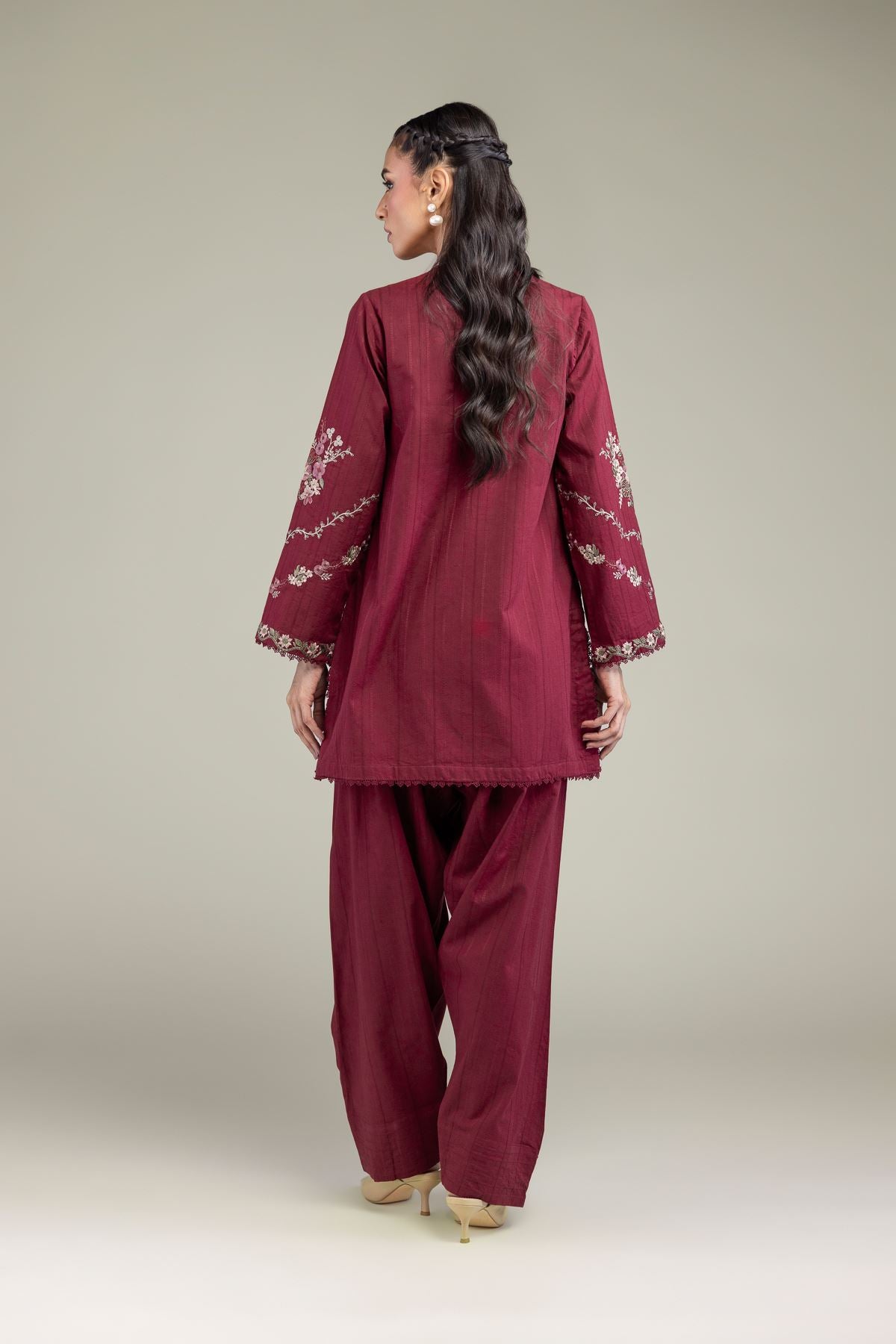 Floral Short Kurta