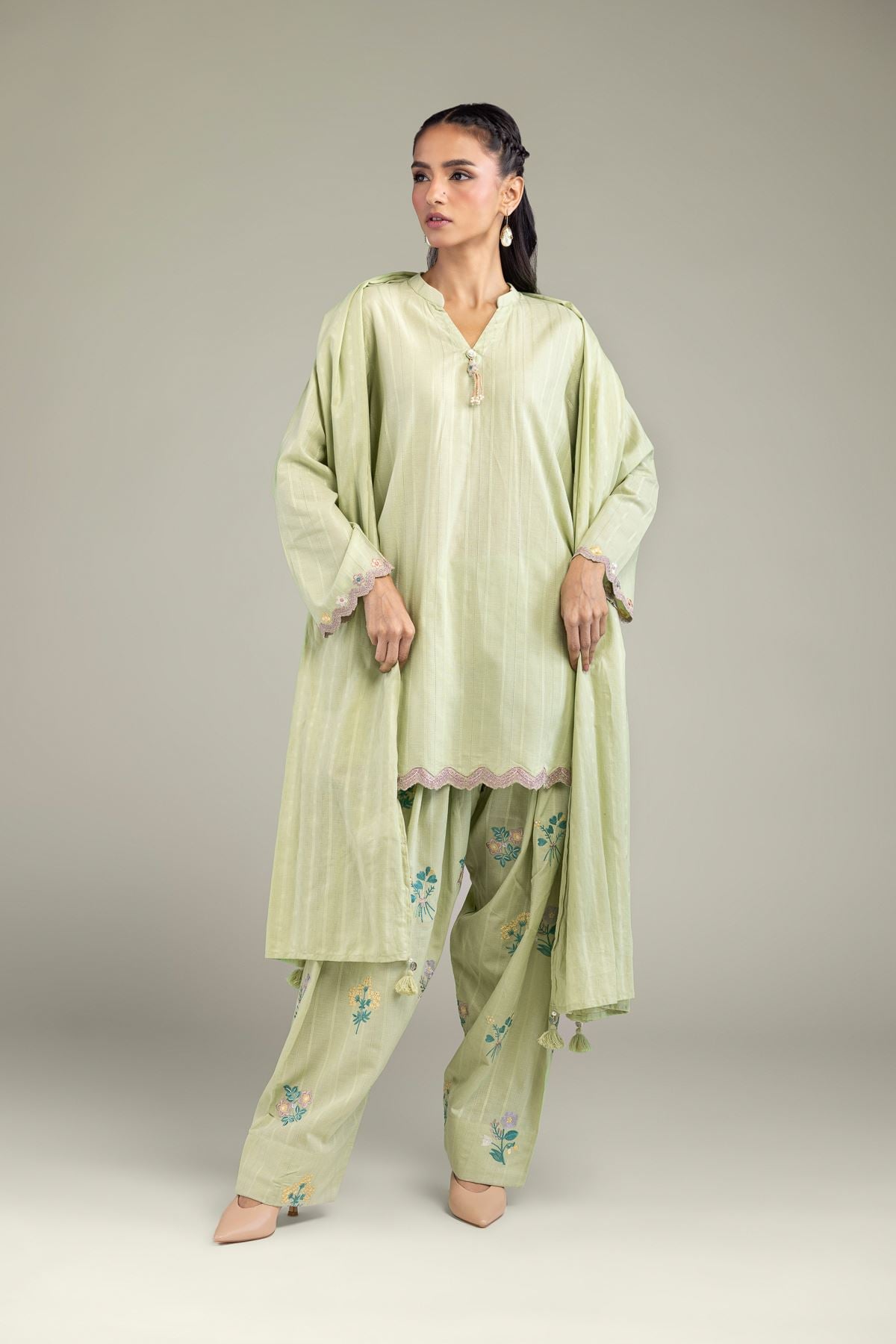 Floral Cotton Shalwar