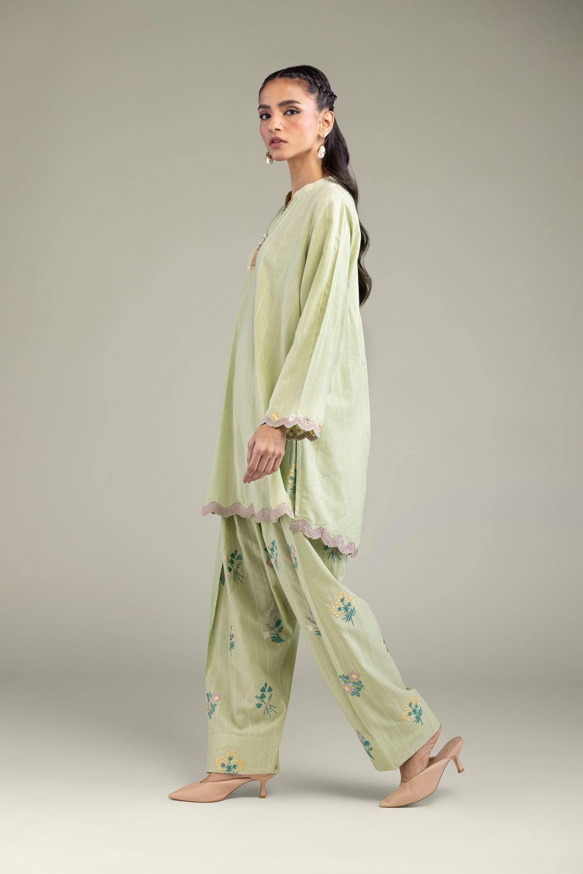 Floral Cotton Shalwar