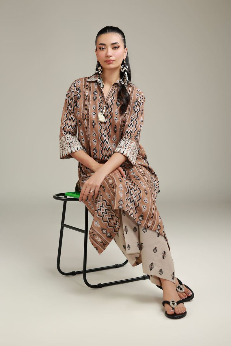 Geometric Summer Pants