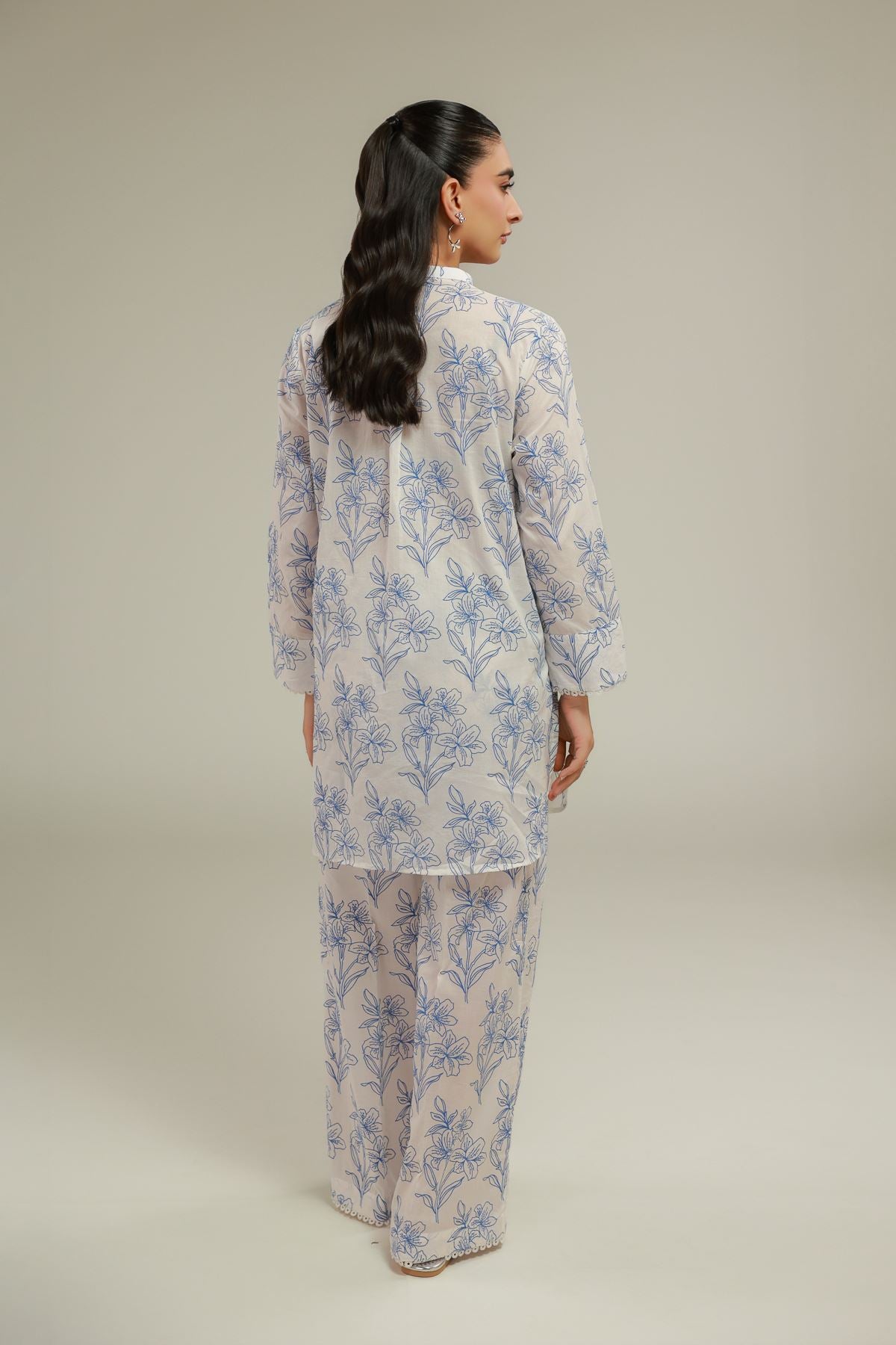 Floral Lace Kurta