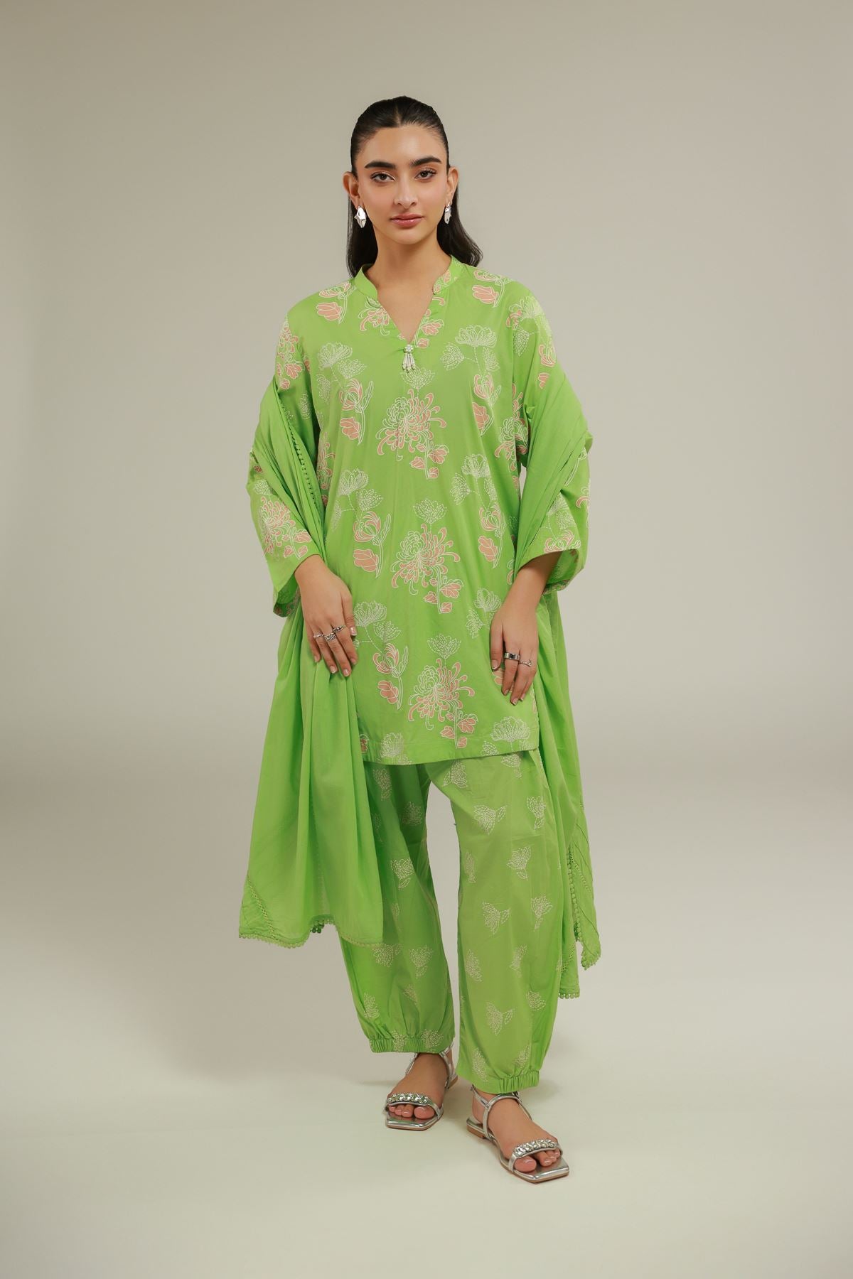 Floral Summer Dupatta