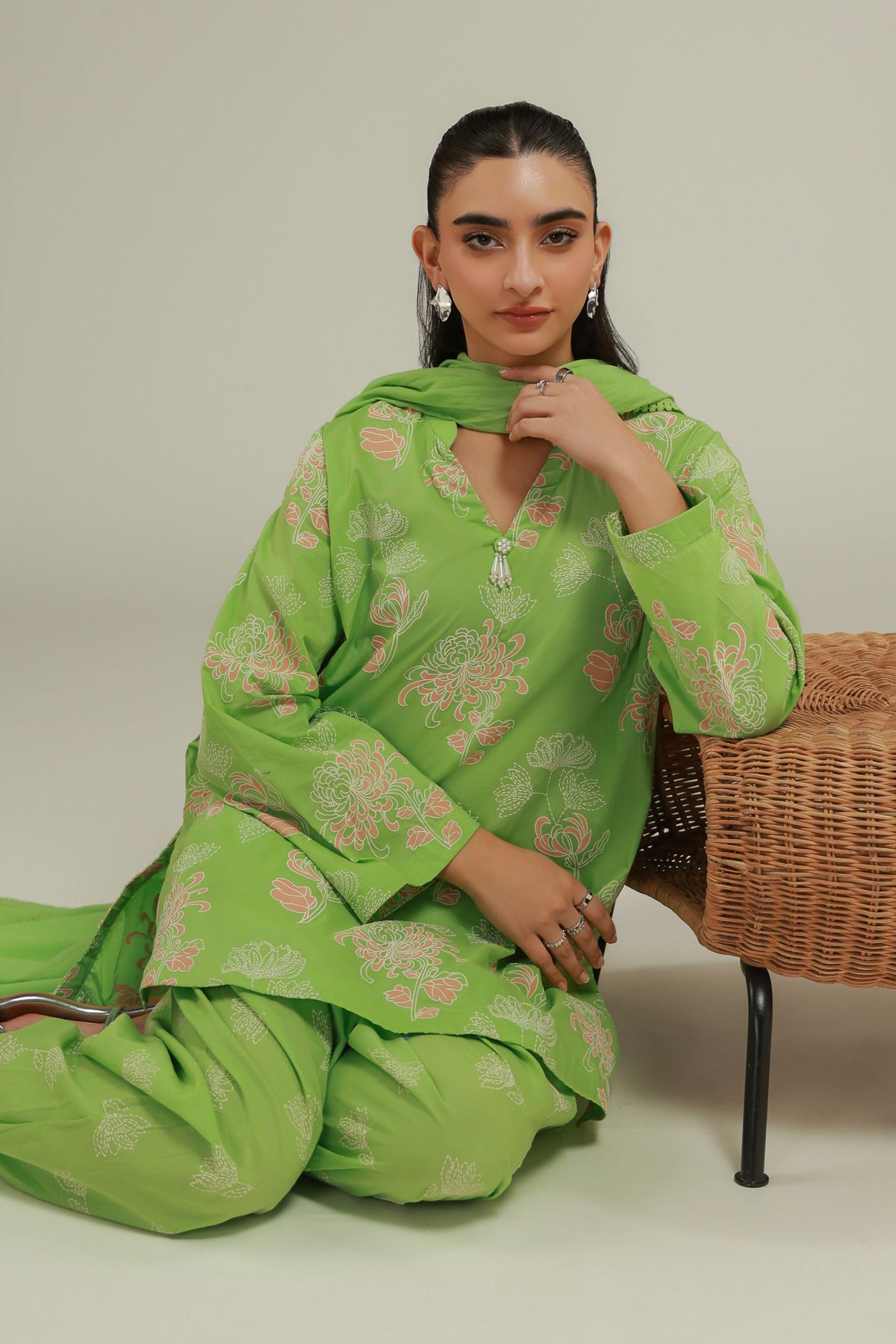 Floral Summer Dupatta