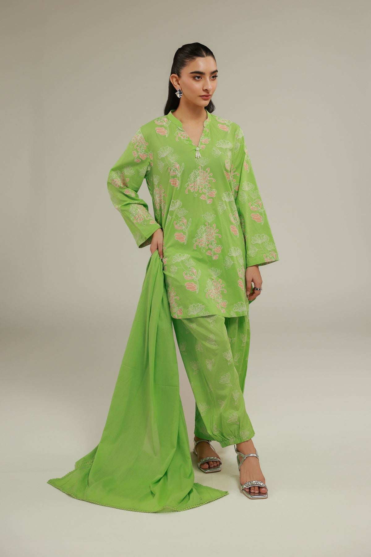Floral Summer Dupatta
