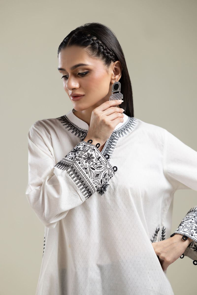 White Cotton Kurta