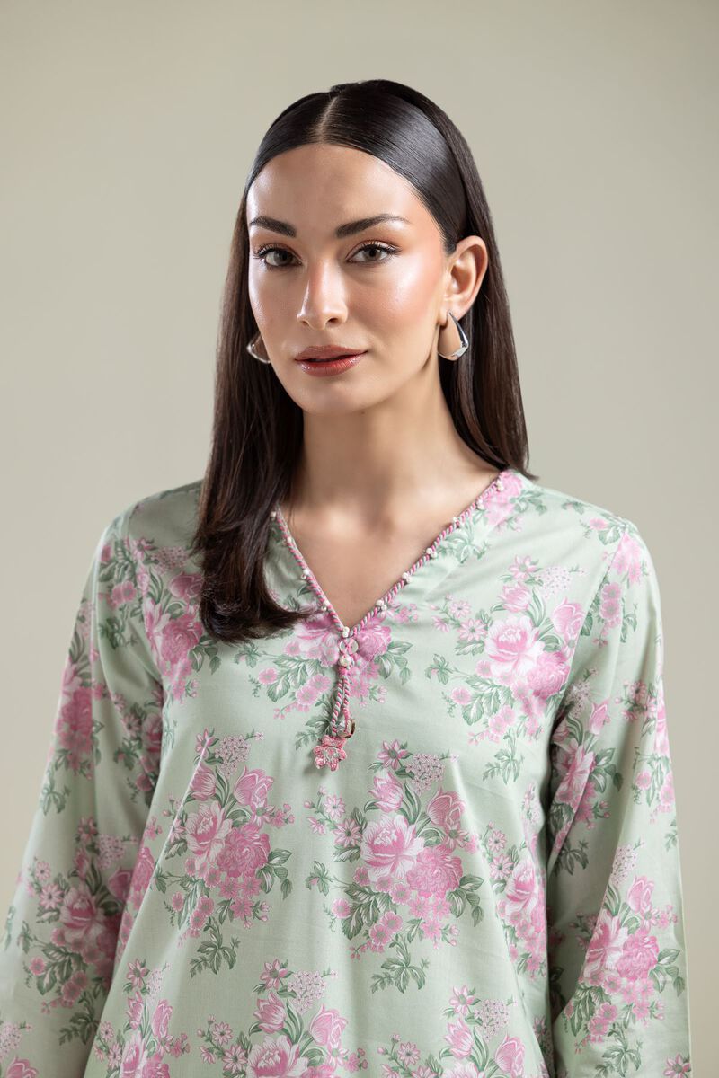 Long Floral Kurta