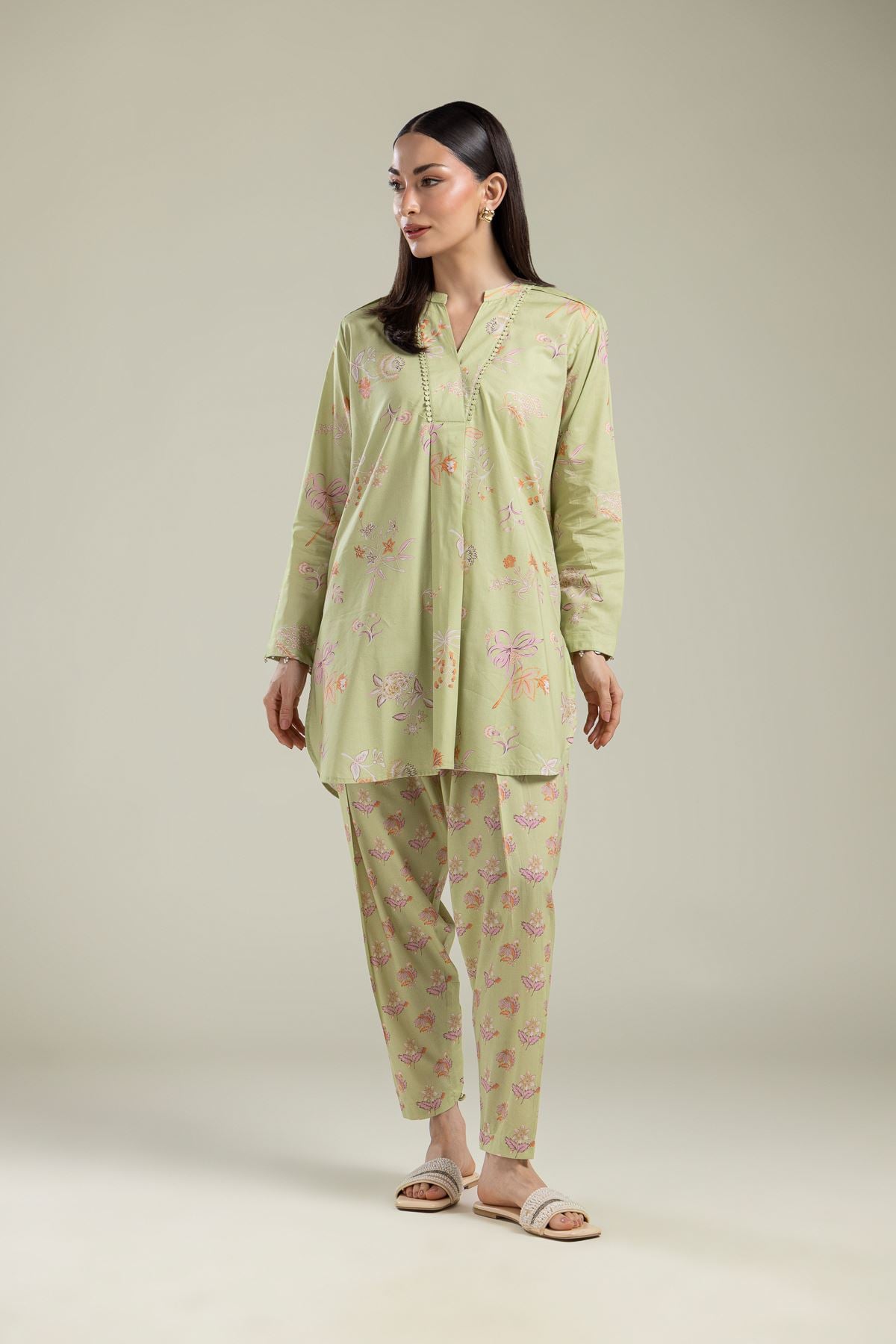 Floral Cotton Shalwar