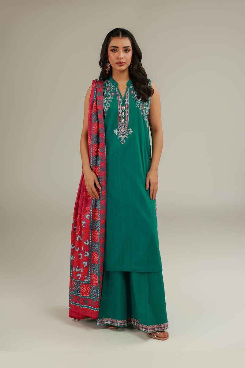 Green Cotton Pants