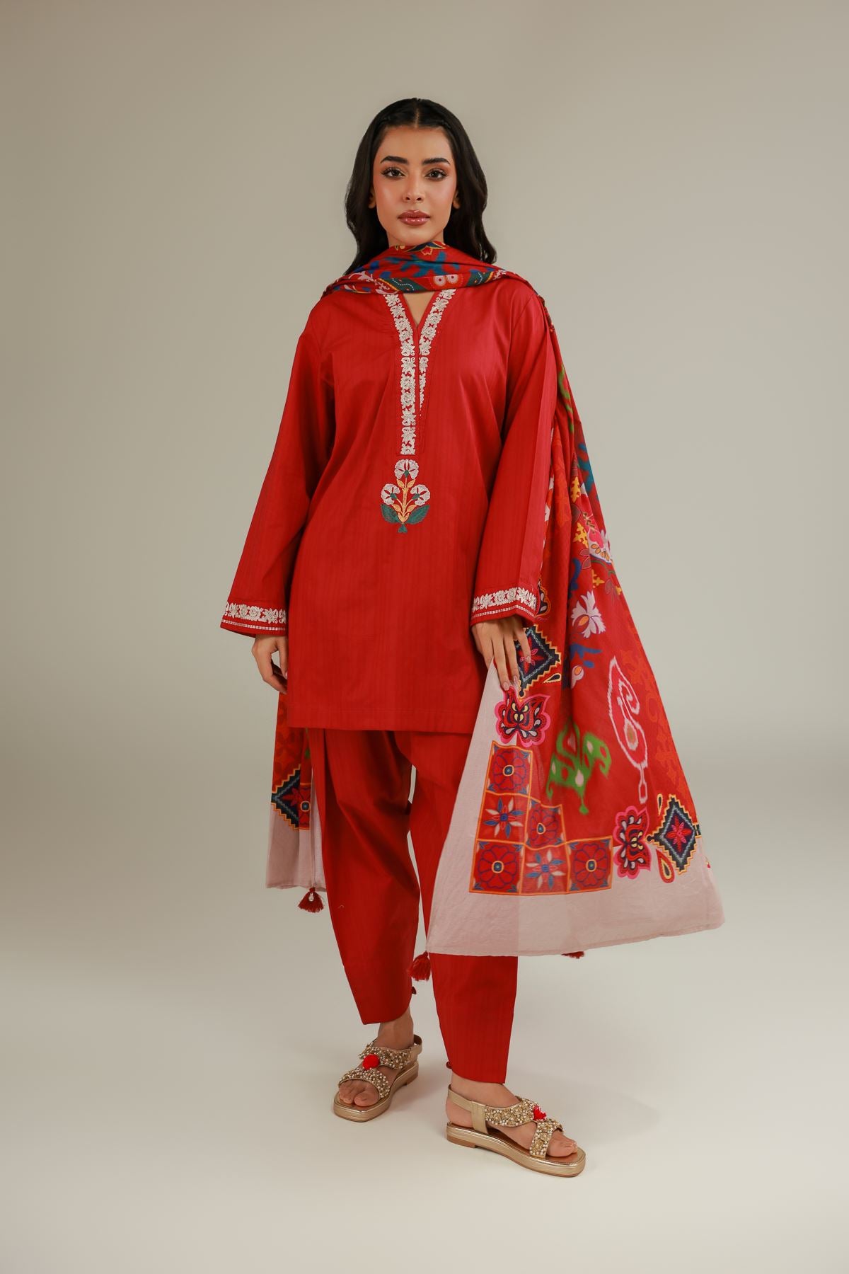 Cotton Net Dupatta