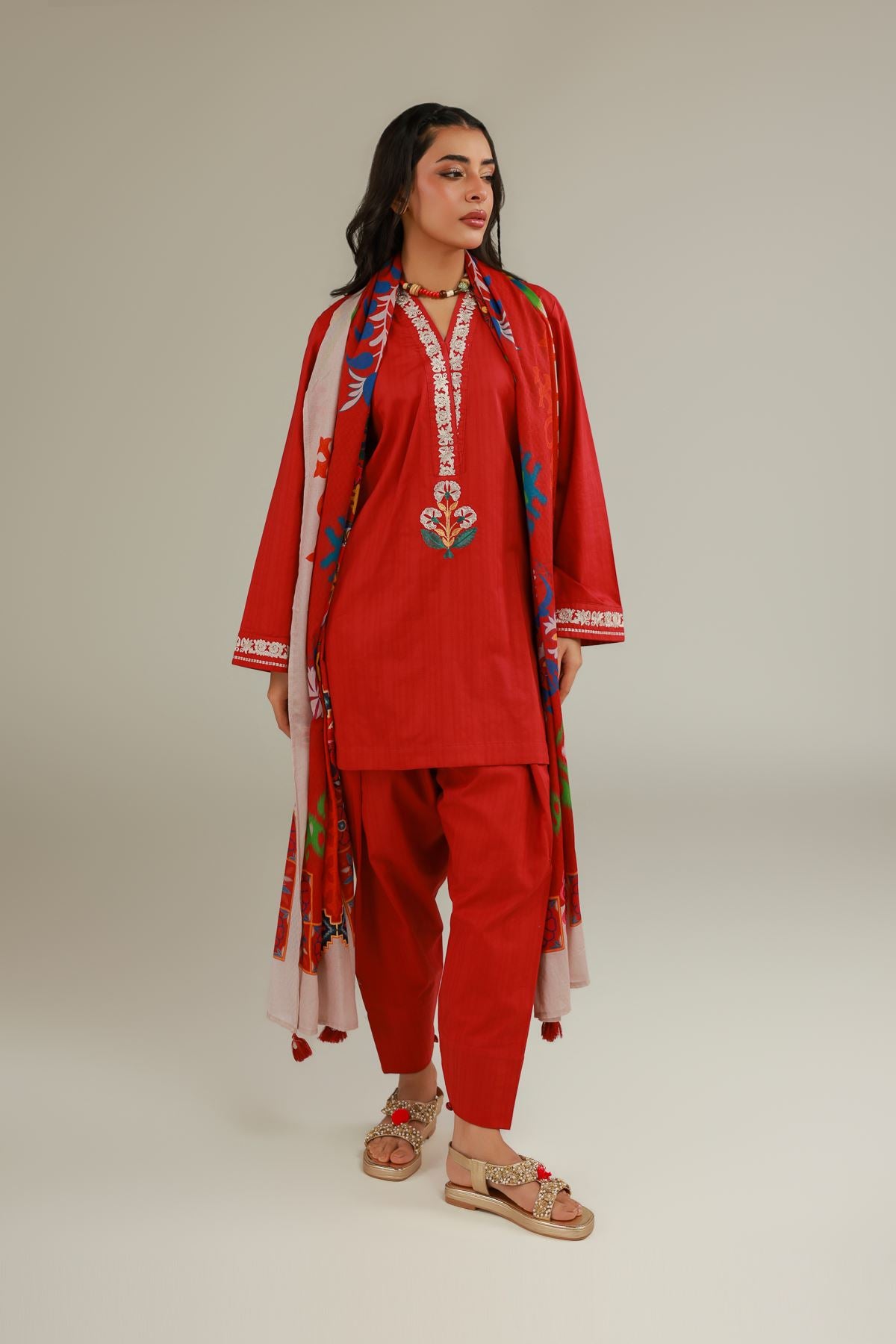 Cotton Net Dupatta