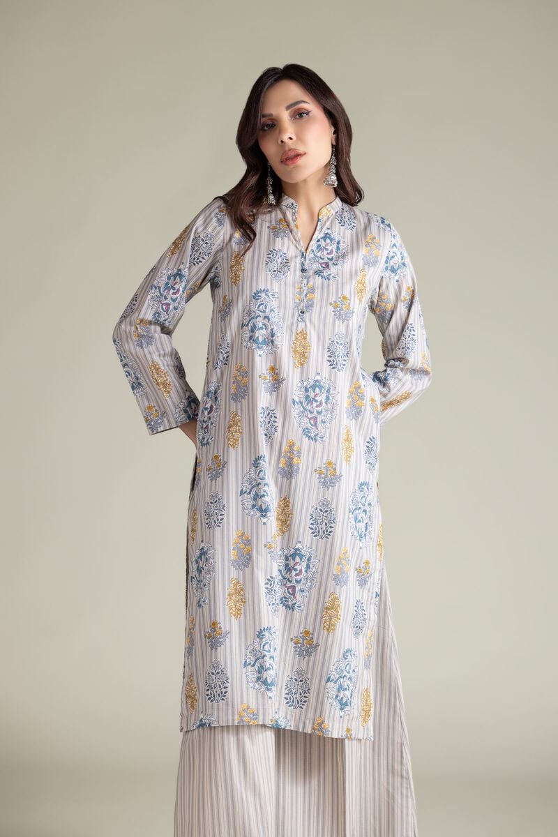 Floral Cambric Kurta