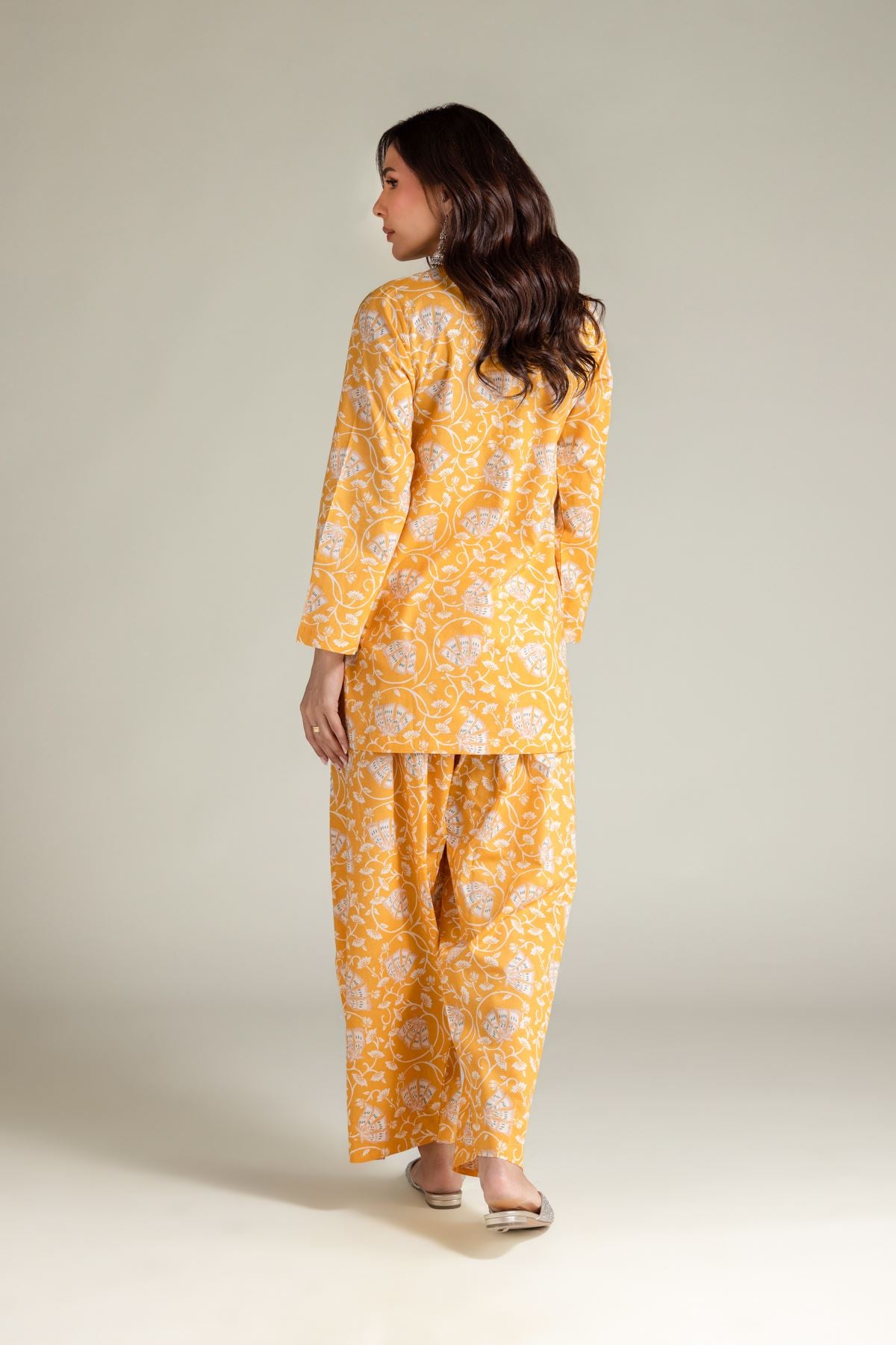 Floral Short Kurta