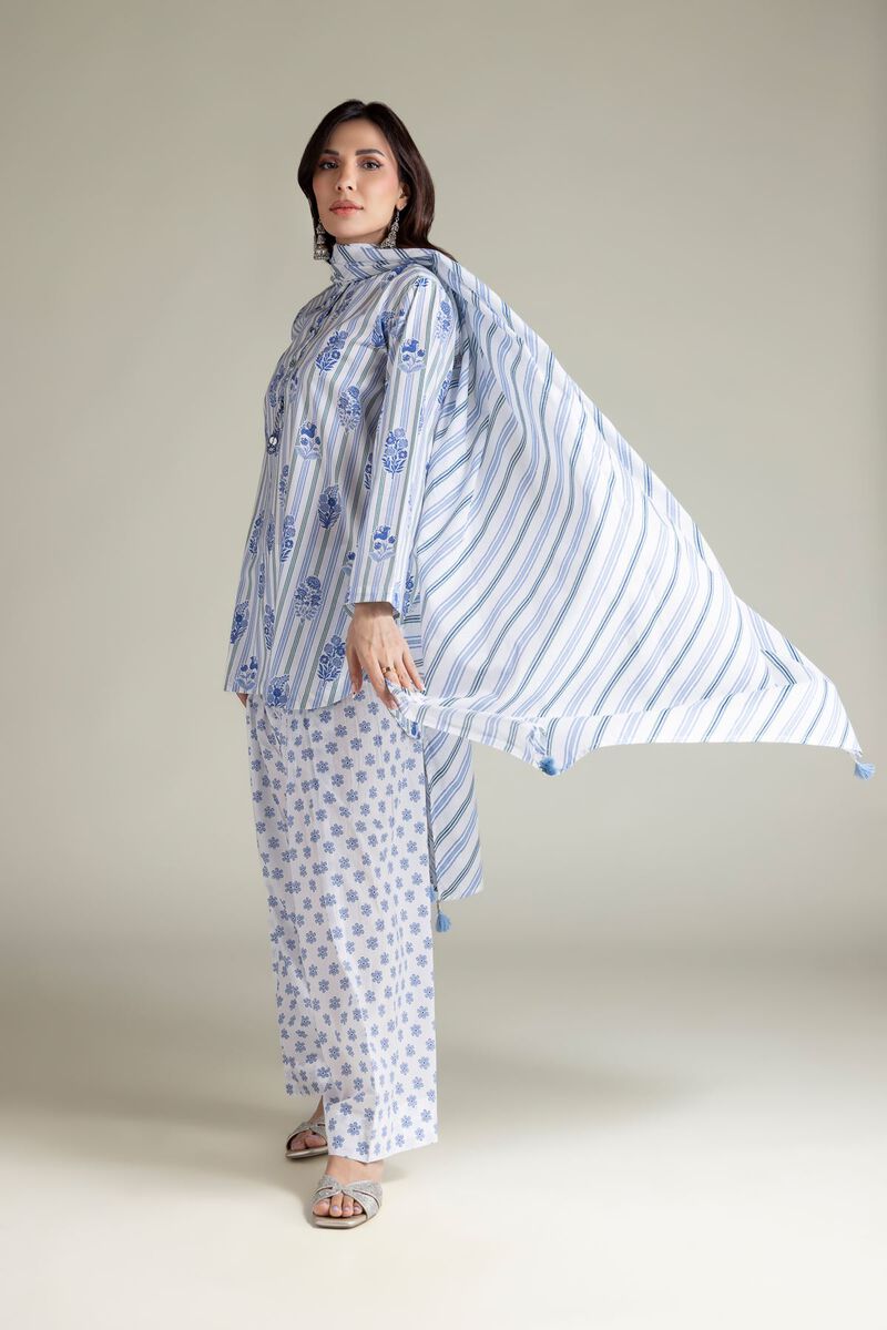 White Lawn Dupatta