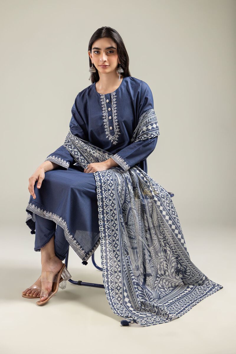 Navy Mesuri Dupatta