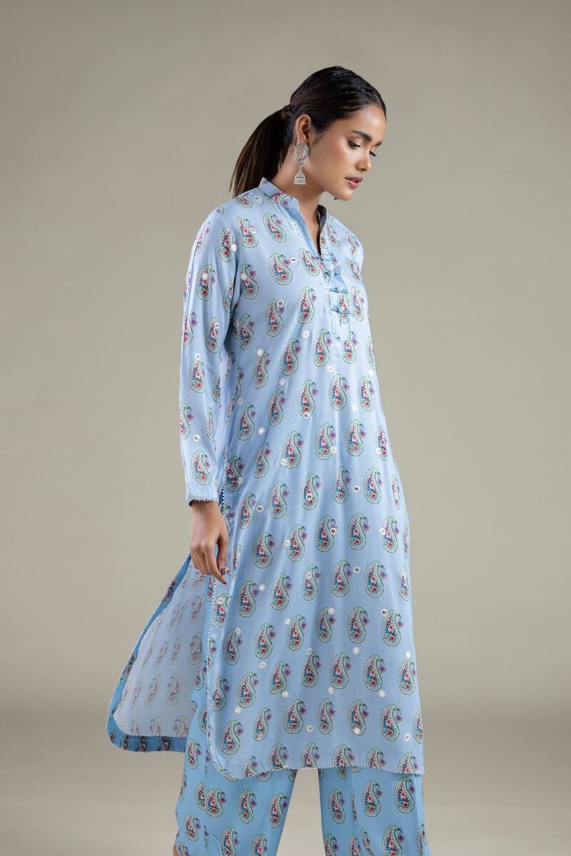Relaxed Paisley Pants
