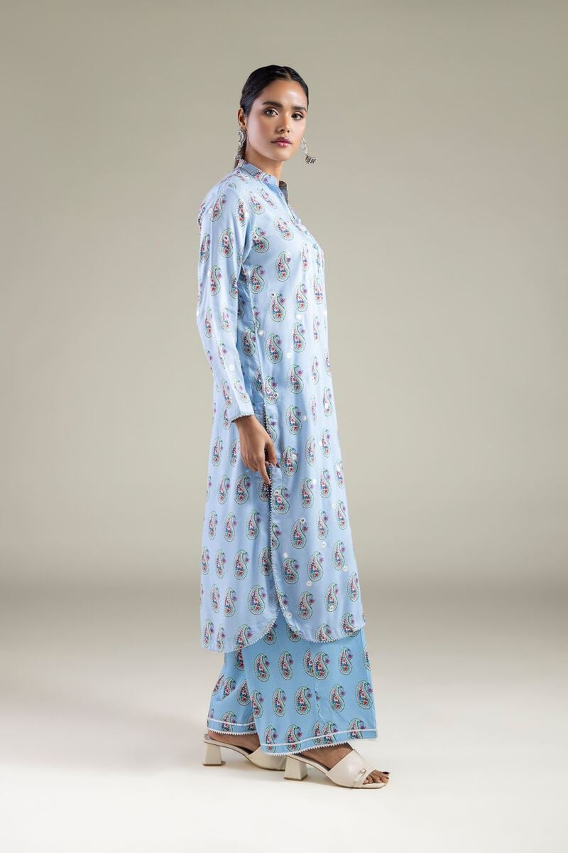 Relaxed Paisley Pants