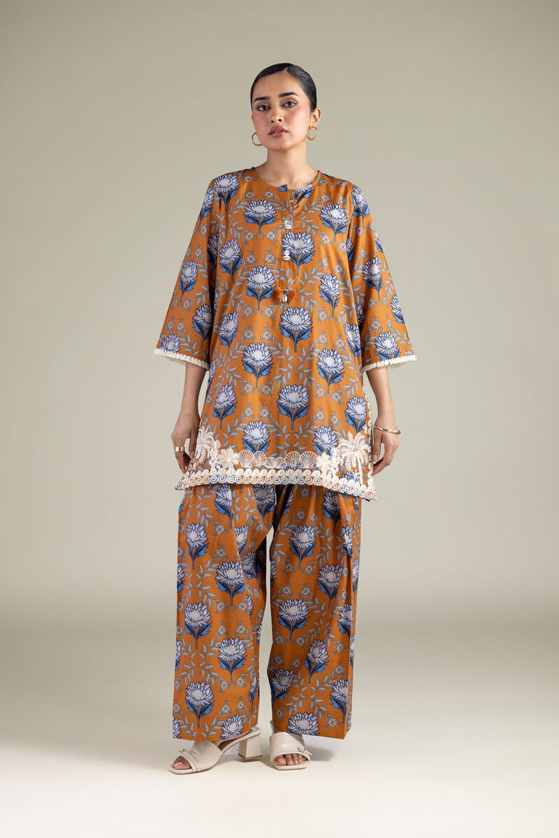 Floral Cambric Kurta