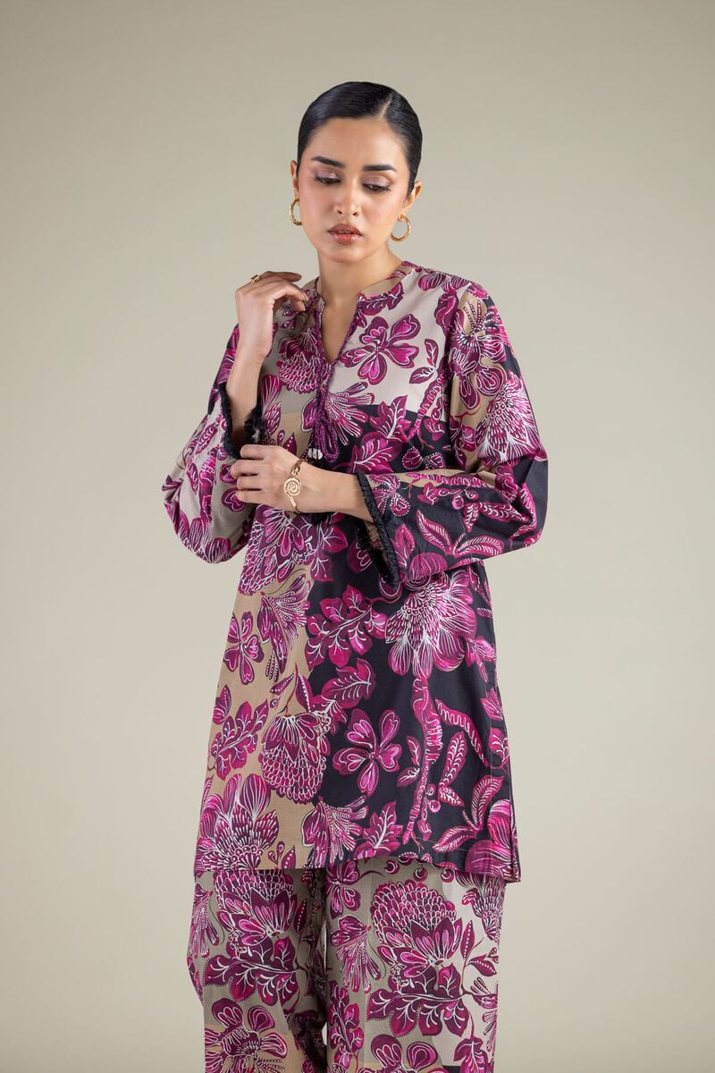 Floral Cambric Kurta