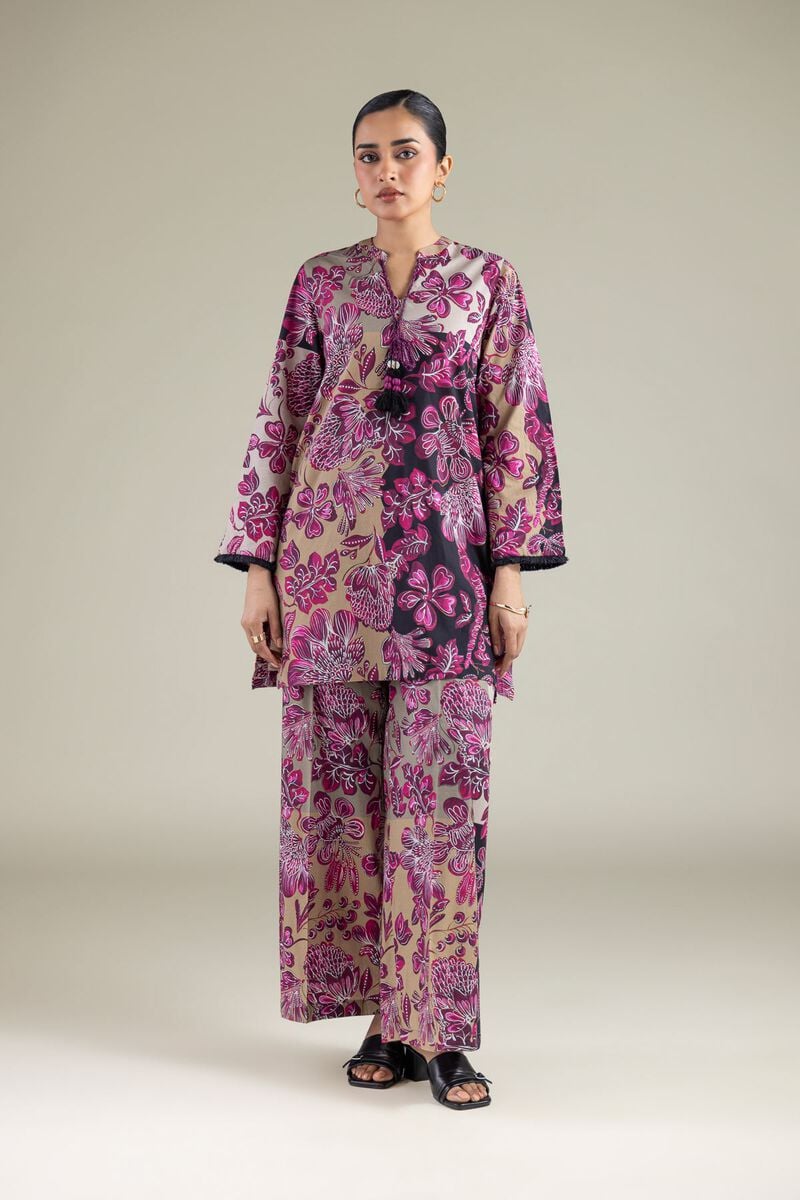 Floral Cambric Kurta
