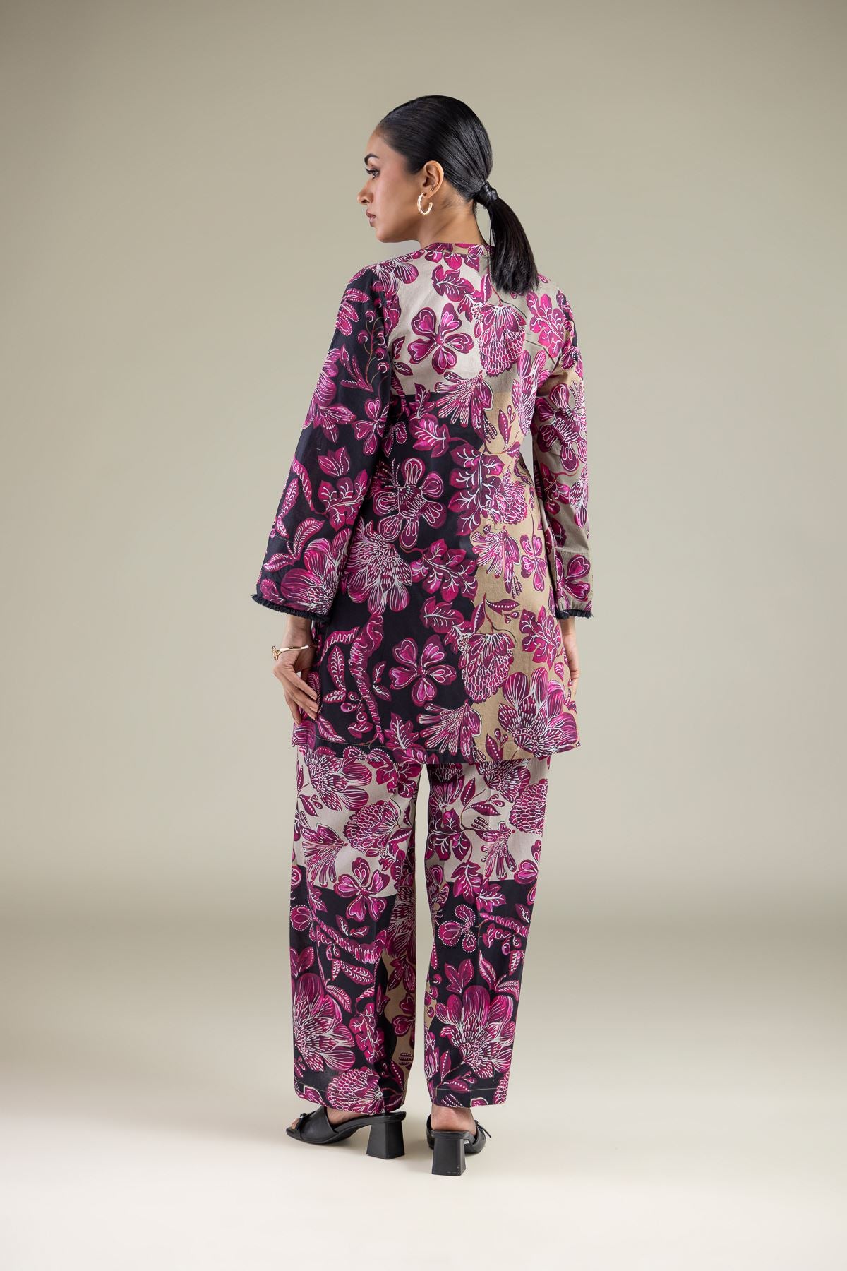 Floral Cambric Kurta