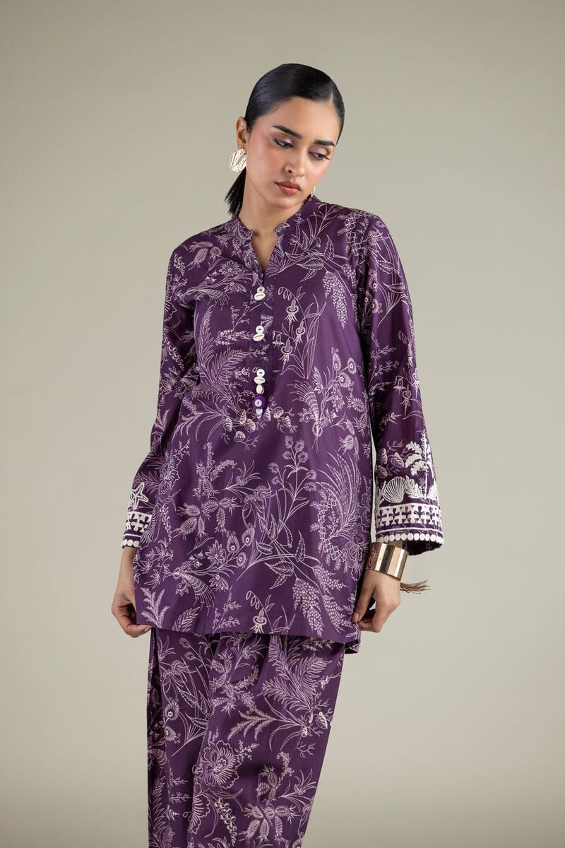 Floral Threadwork Kurta