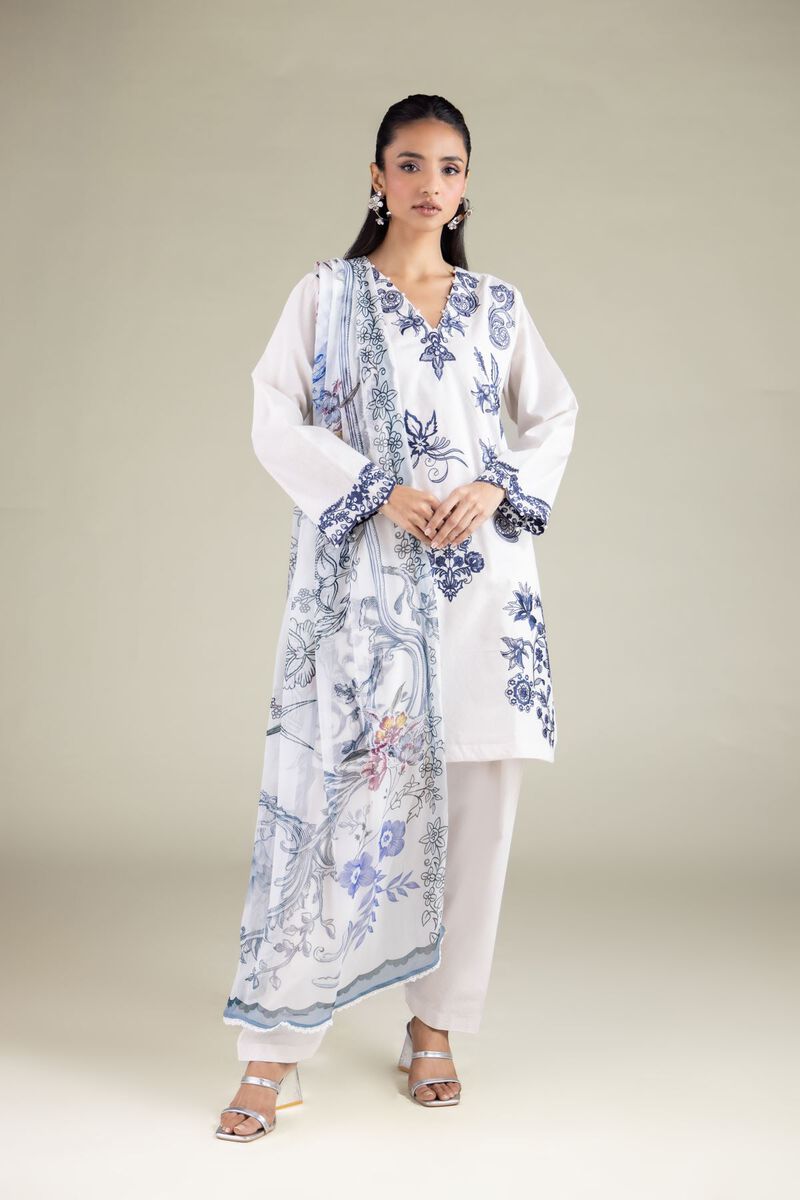 Floral Draped Dupatta