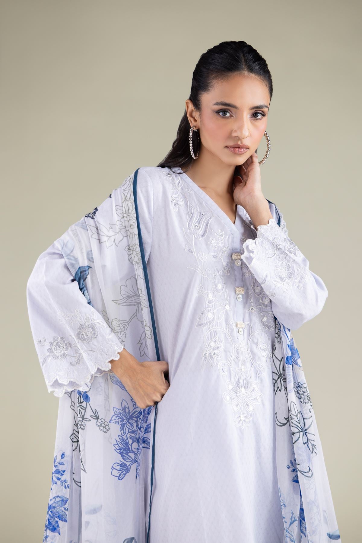 Leaf Pattern Dupatta