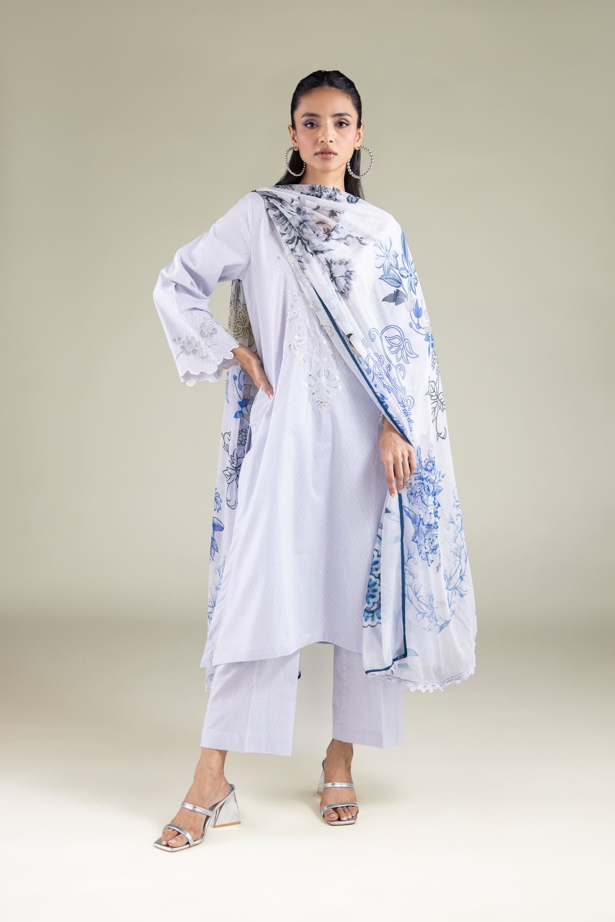 Leaf Pattern Dupatta