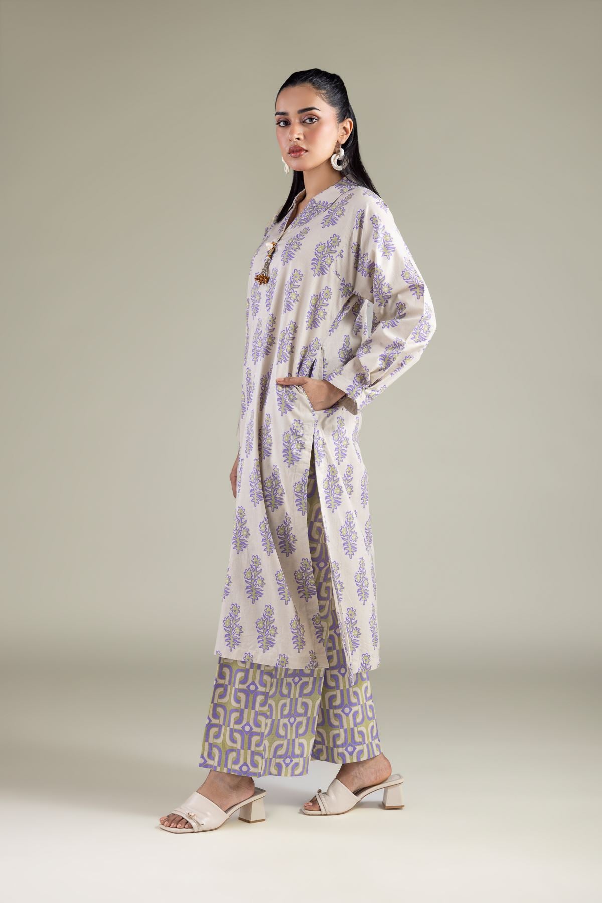 Printed Cambric Pants