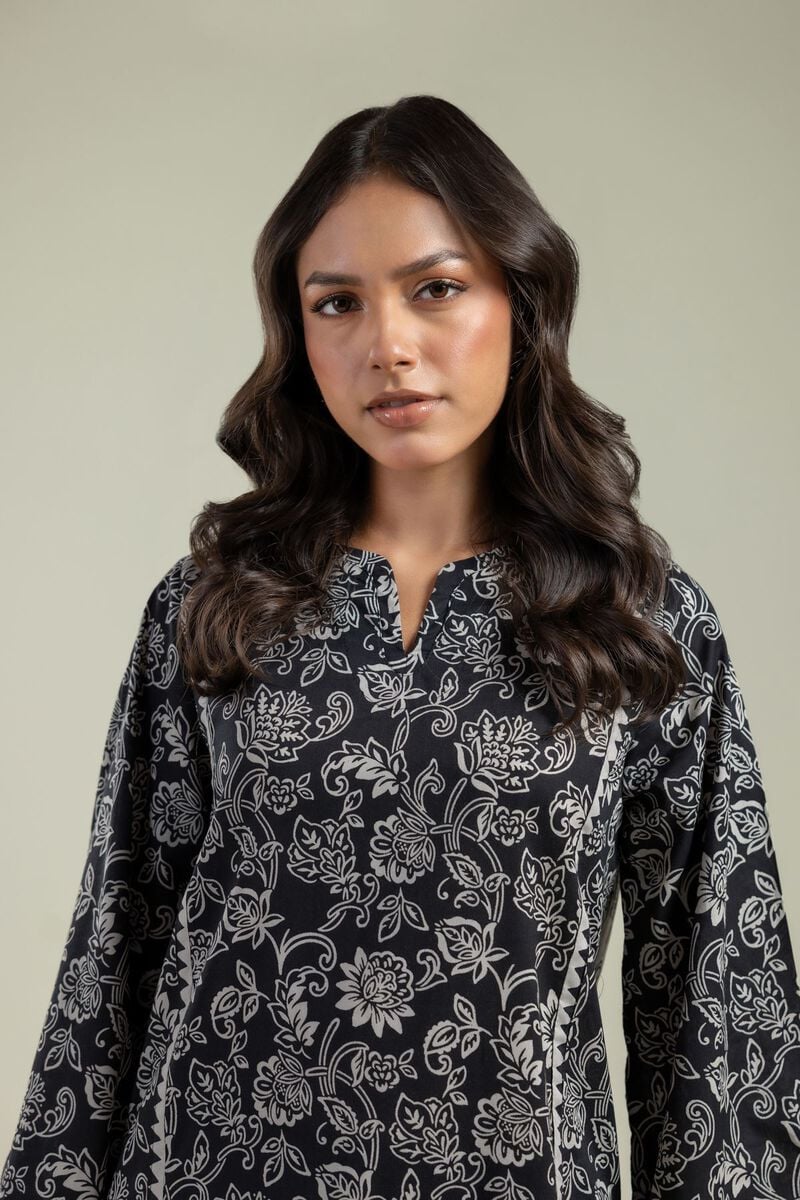 Black Cambric Kurta