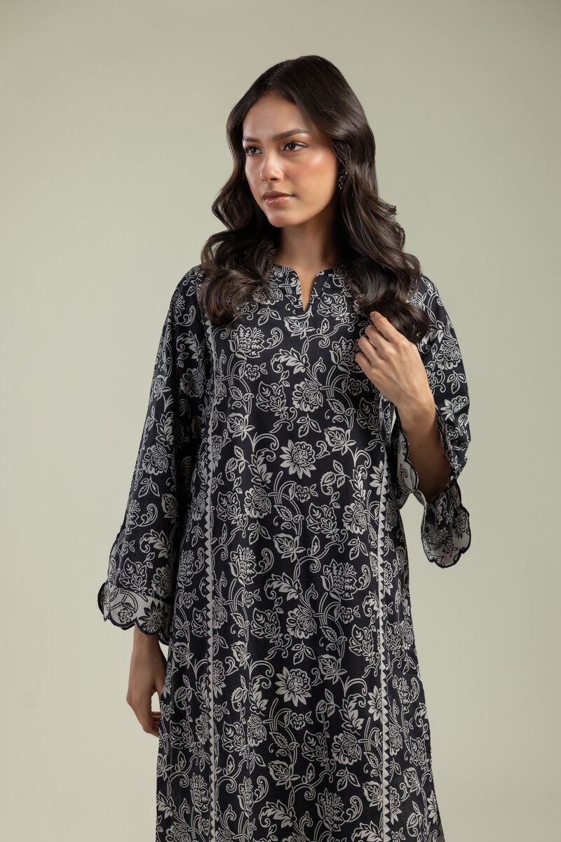 Black Cambric Kurta